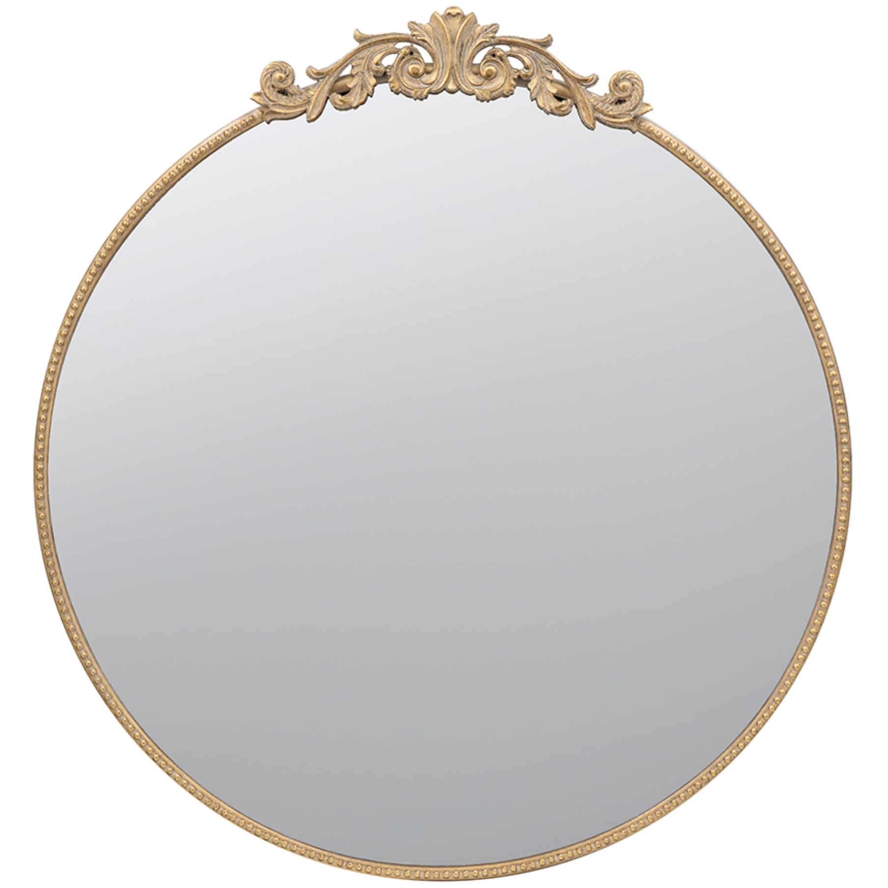 Dia 38.5 X 36 inch Gold Wall Mirror