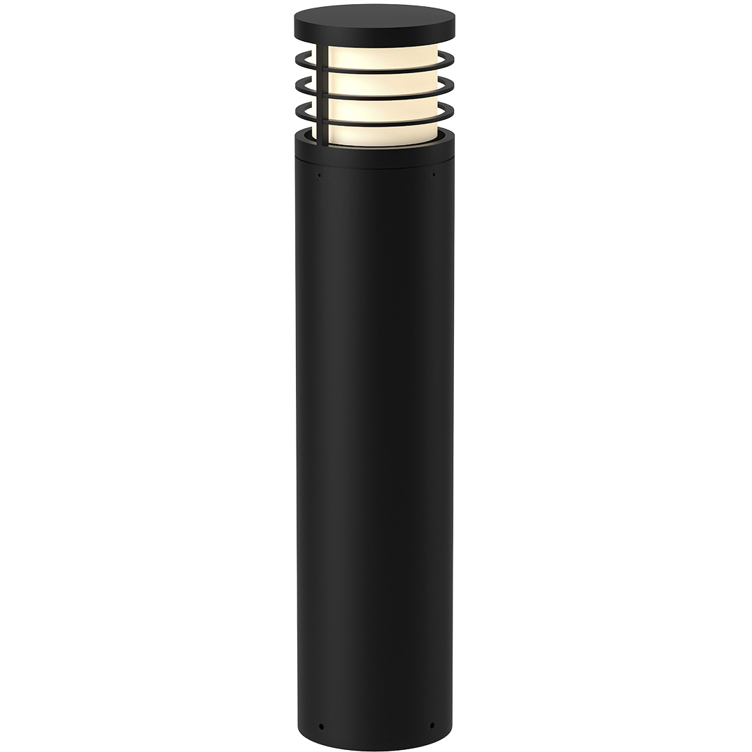 Blaine 120-277V 24 watt Black Exterior Bollard