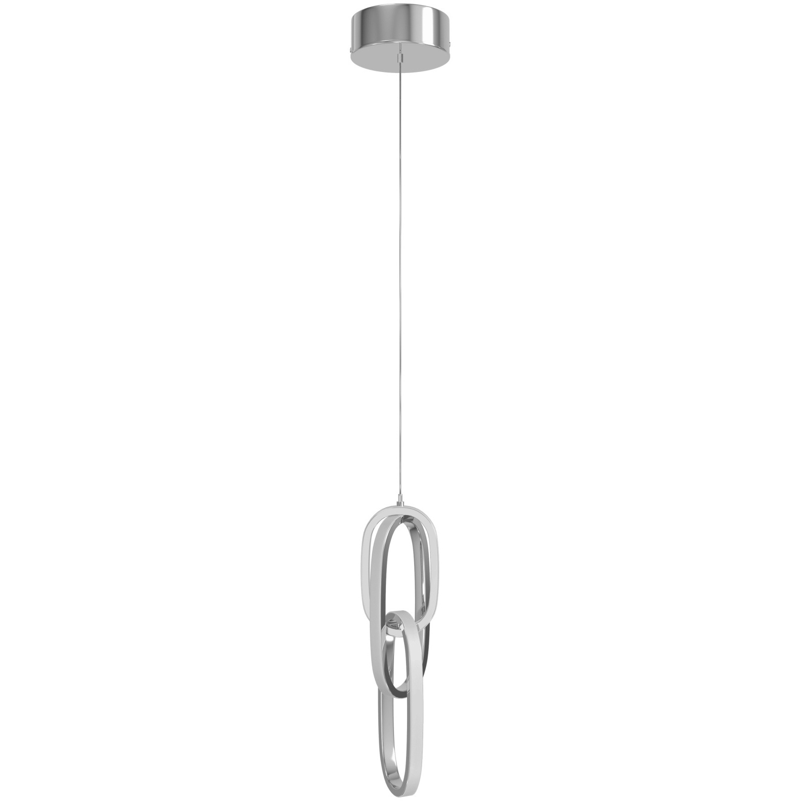 Circa LED 6 inch Chrome Pendant Ceiling Light