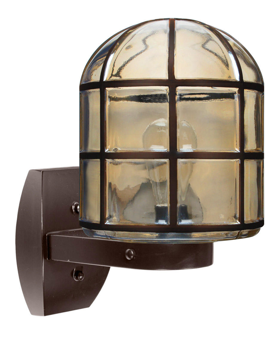3417 Series 1 Light 12 inch Bronze Outdoor Sconce, Costaluz