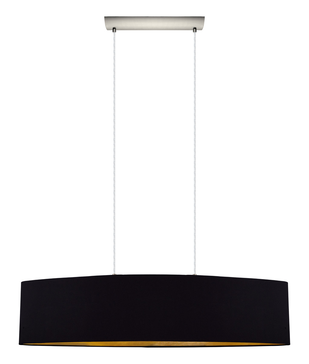 Maserlo 2 Light 39.37 inch Satin Nickel Pendant Ceiling Light
