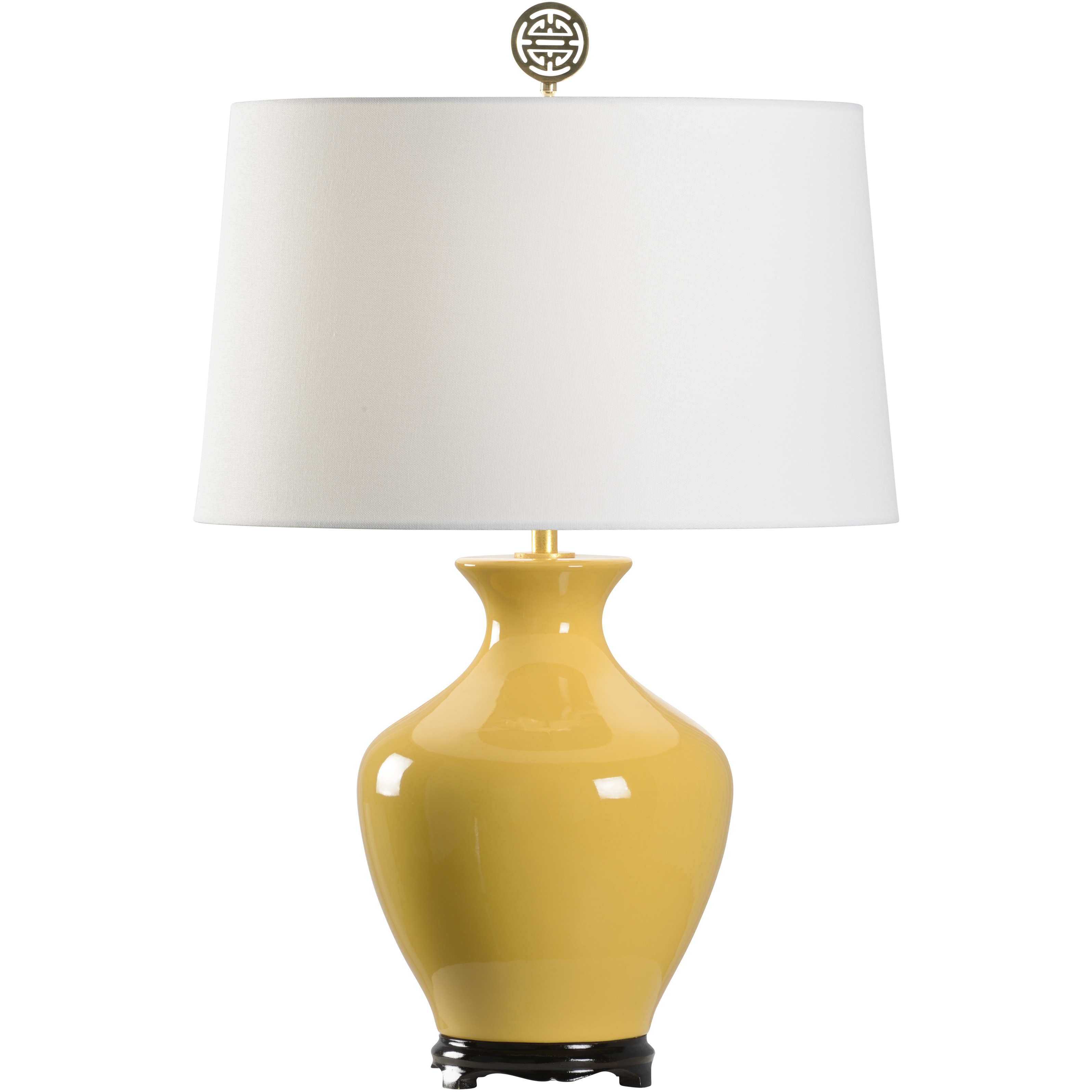 Parkway 17.5 inch 100 watt Yellow Table Lamp Portable Light