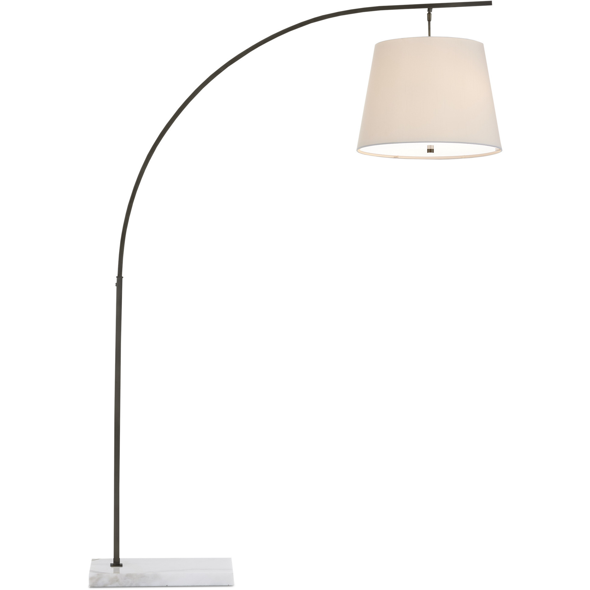 Cloister 70 inch 75 watt Oil Rubbed Bronze and White Floor Lamp Portable Light