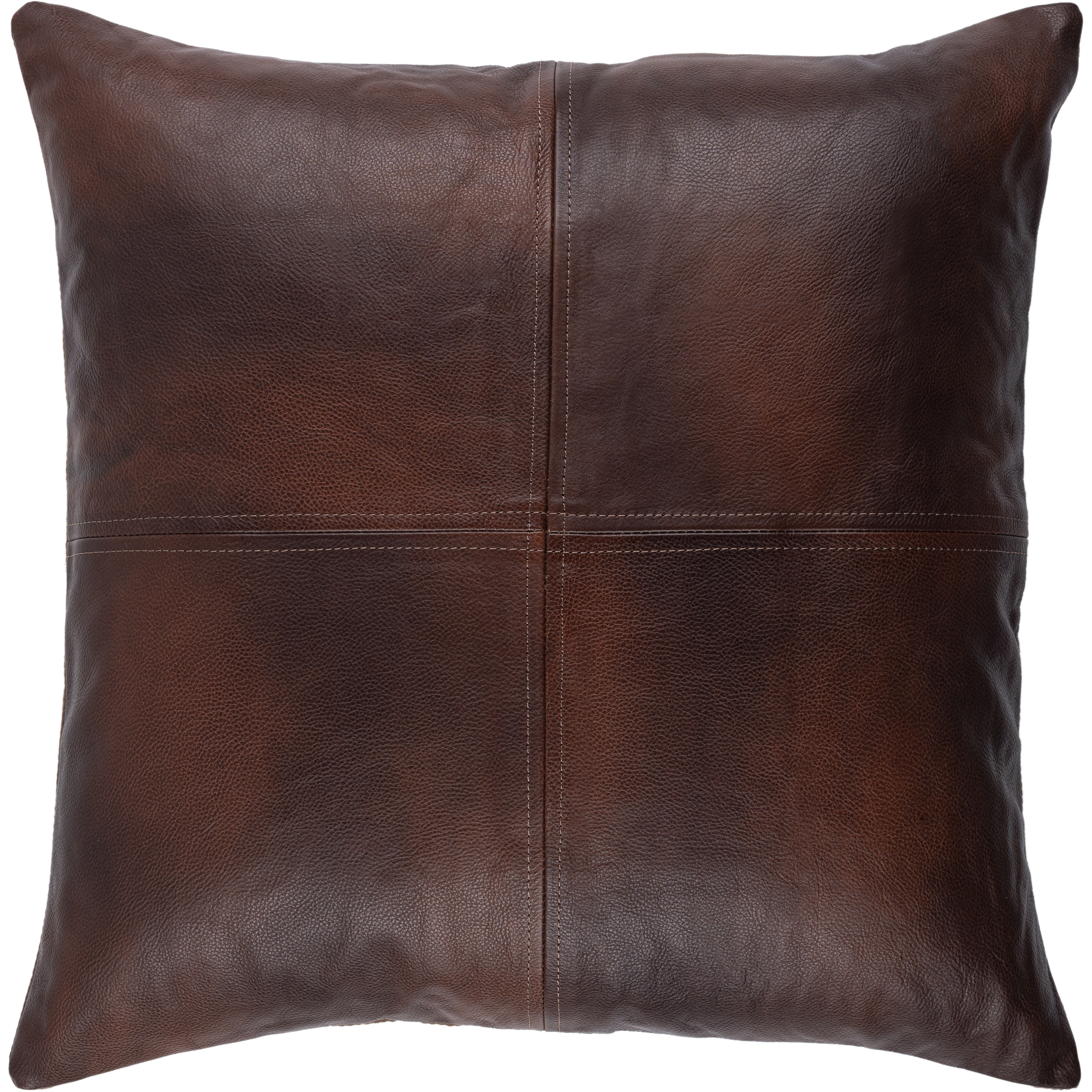 Sheffield 22 inch Dark Brown Pillow Kit in 22 x 22, Square