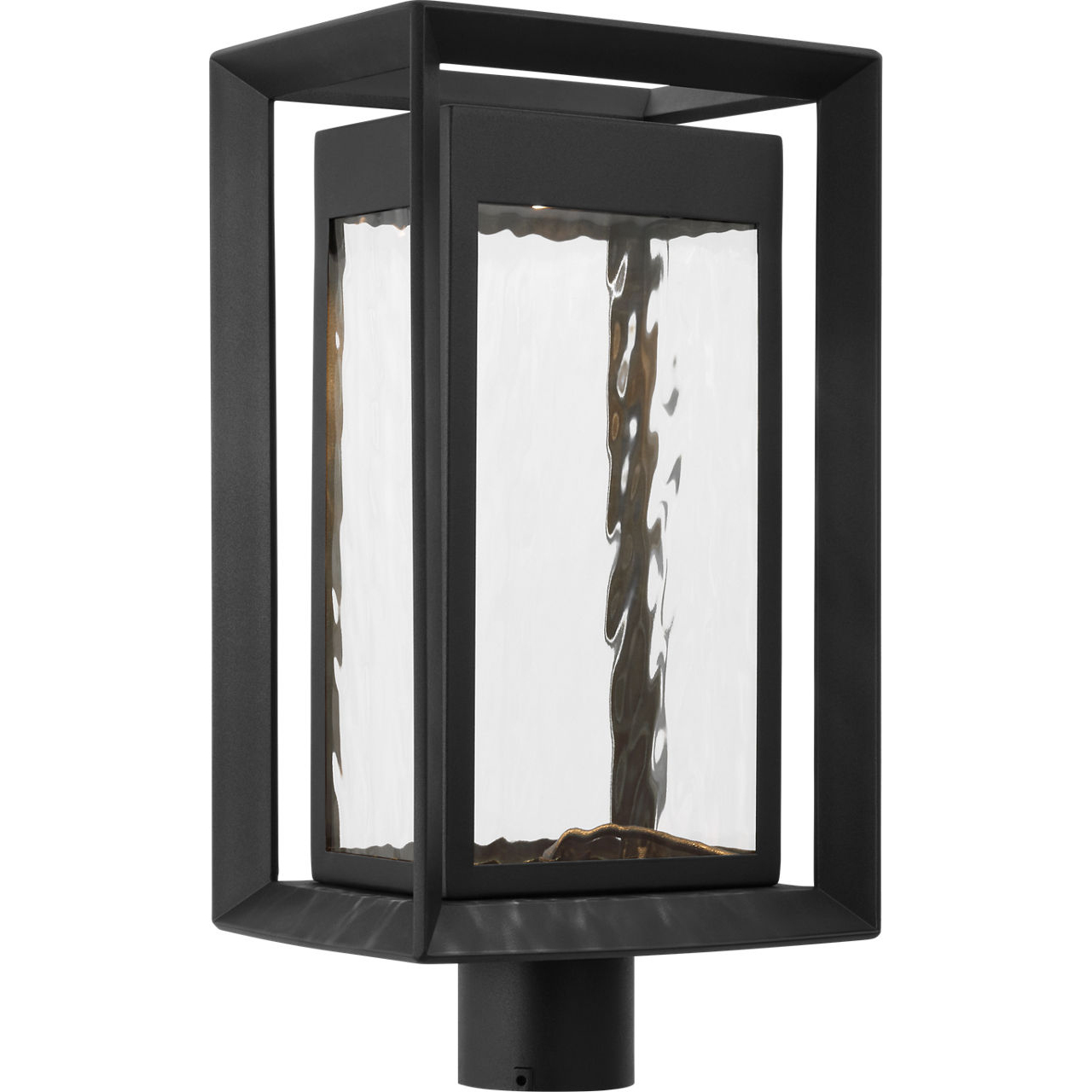 Sean Lavin Urbandale LED 18.75 inch Textured Black Outdoor Post Lantern