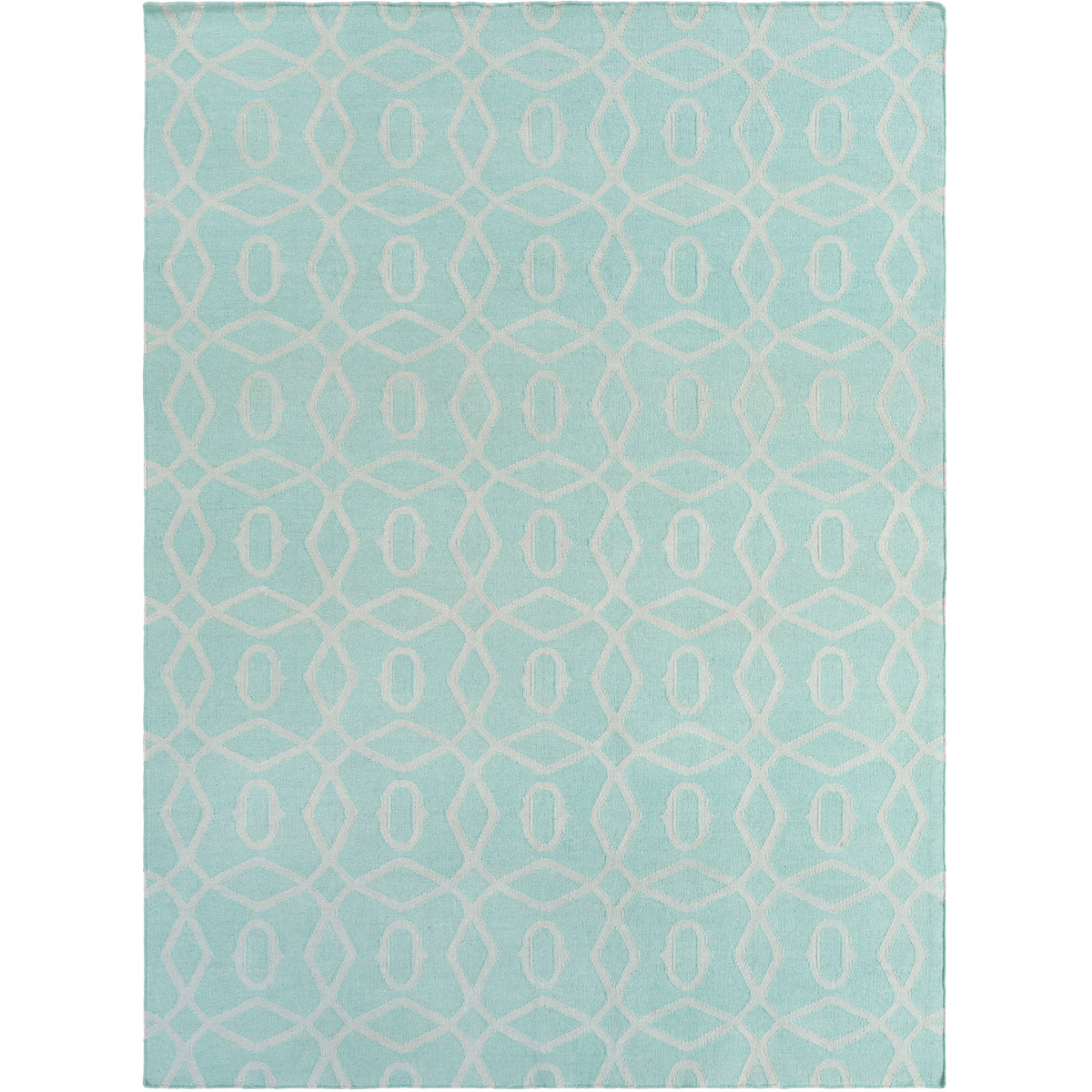 Frontier 66 X 42 inch Mint, Aqua Rug