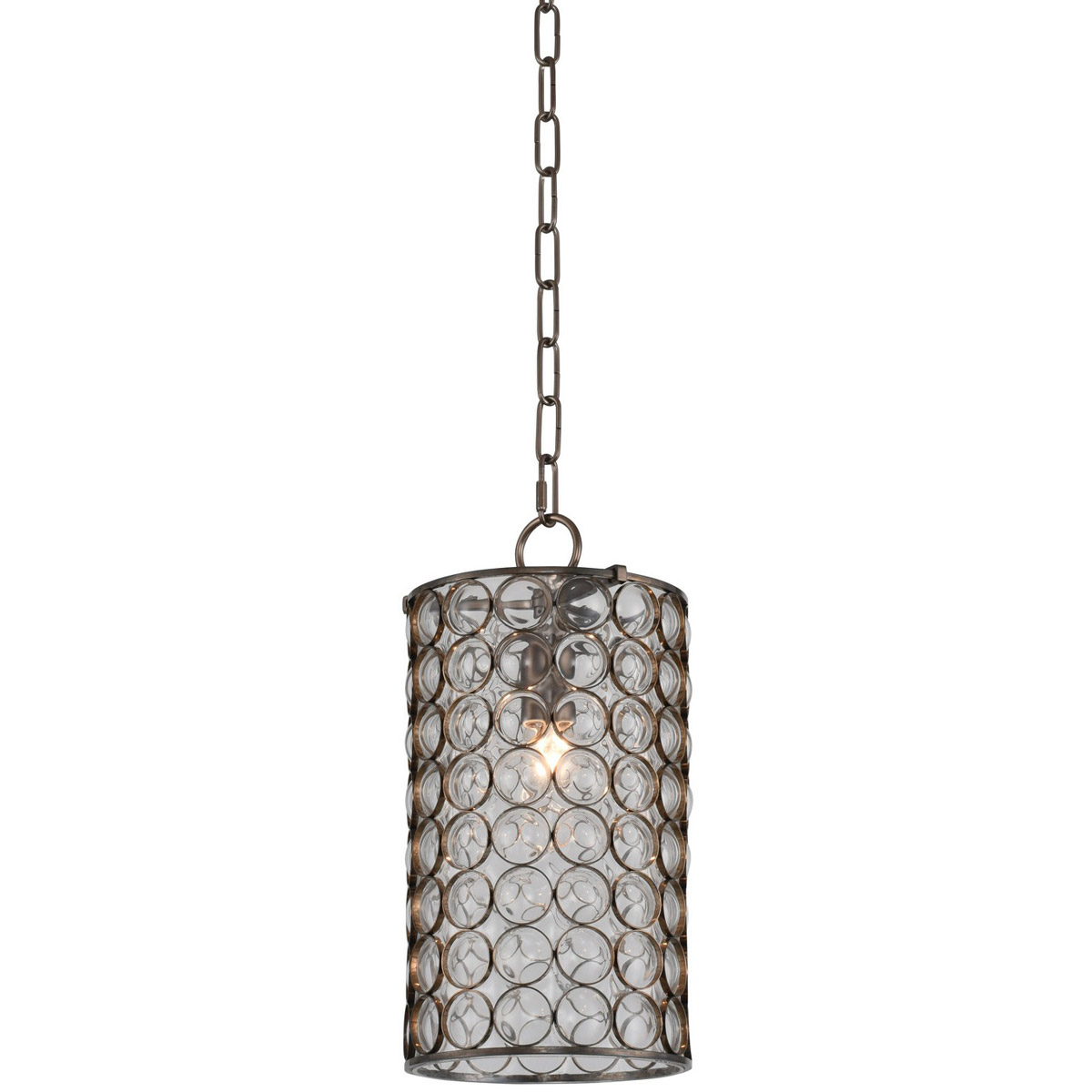 Juli 1 Light 8 inch Natural Burnt Stainless Steel Mini Pendant Ceiling Light