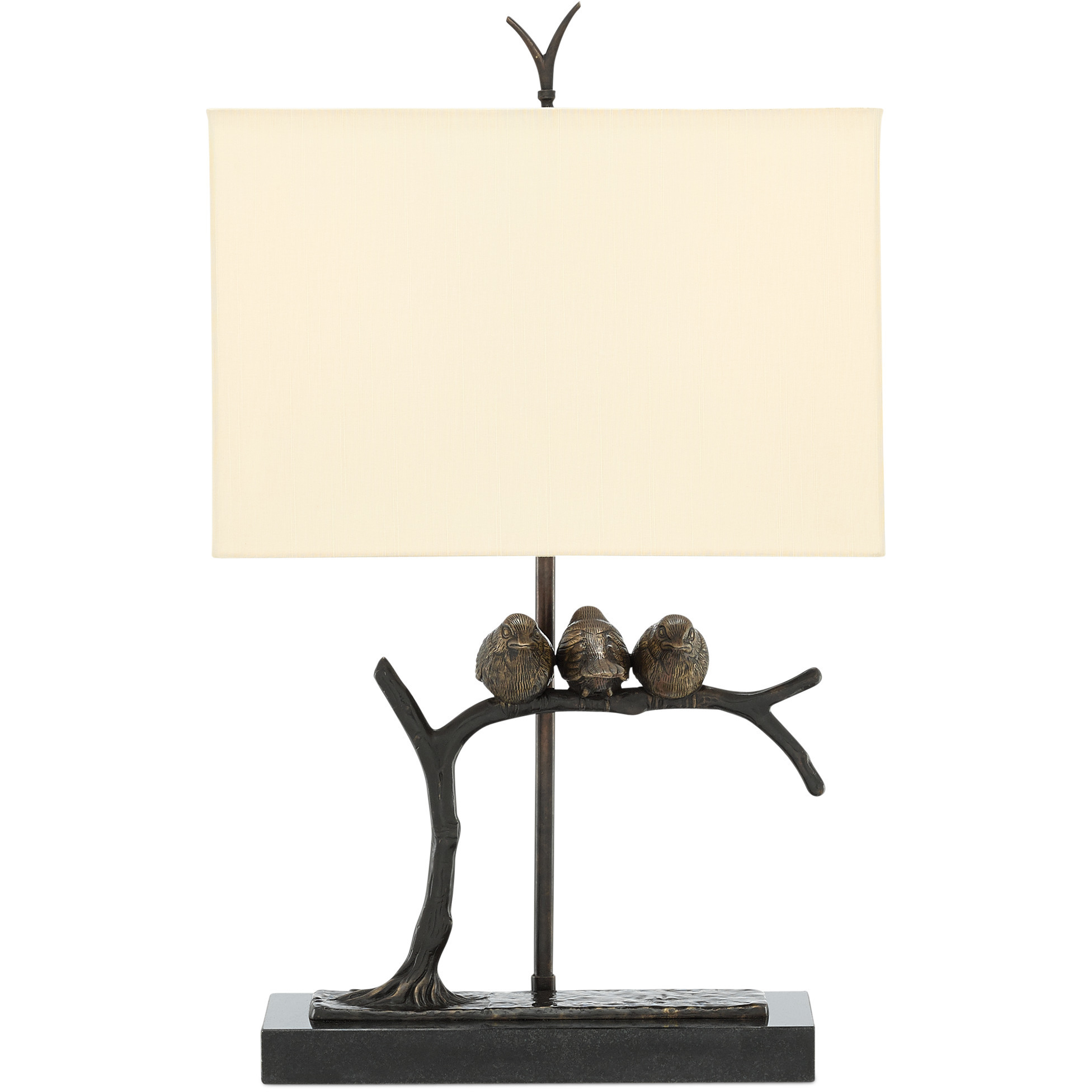 Sparrow 24.75 inch 60 watt Bronze and Black Table Lamp Portable Light