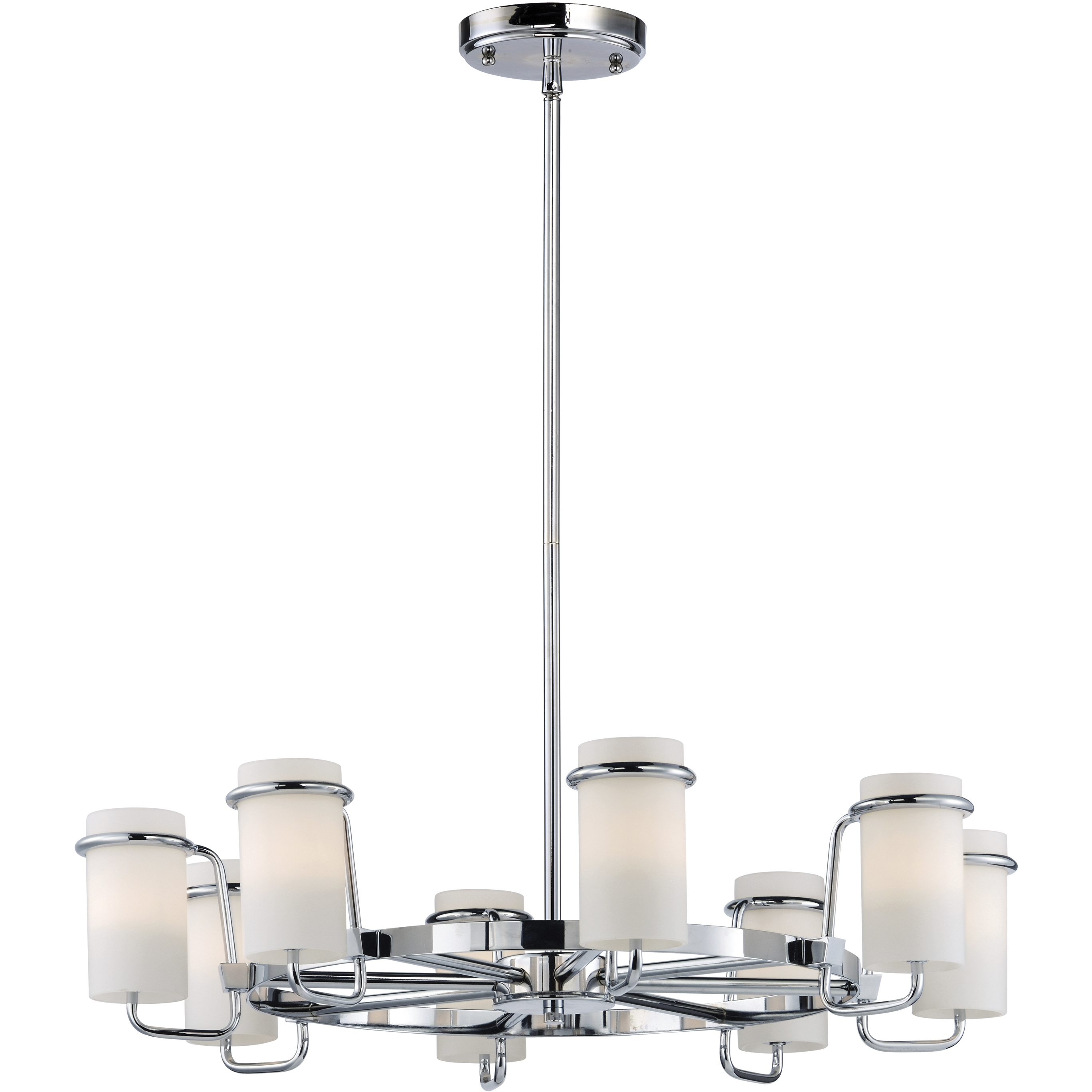 Avant 8 Light 25 inch Polished Chrome Single-Tier Chandelier Ceiling Light