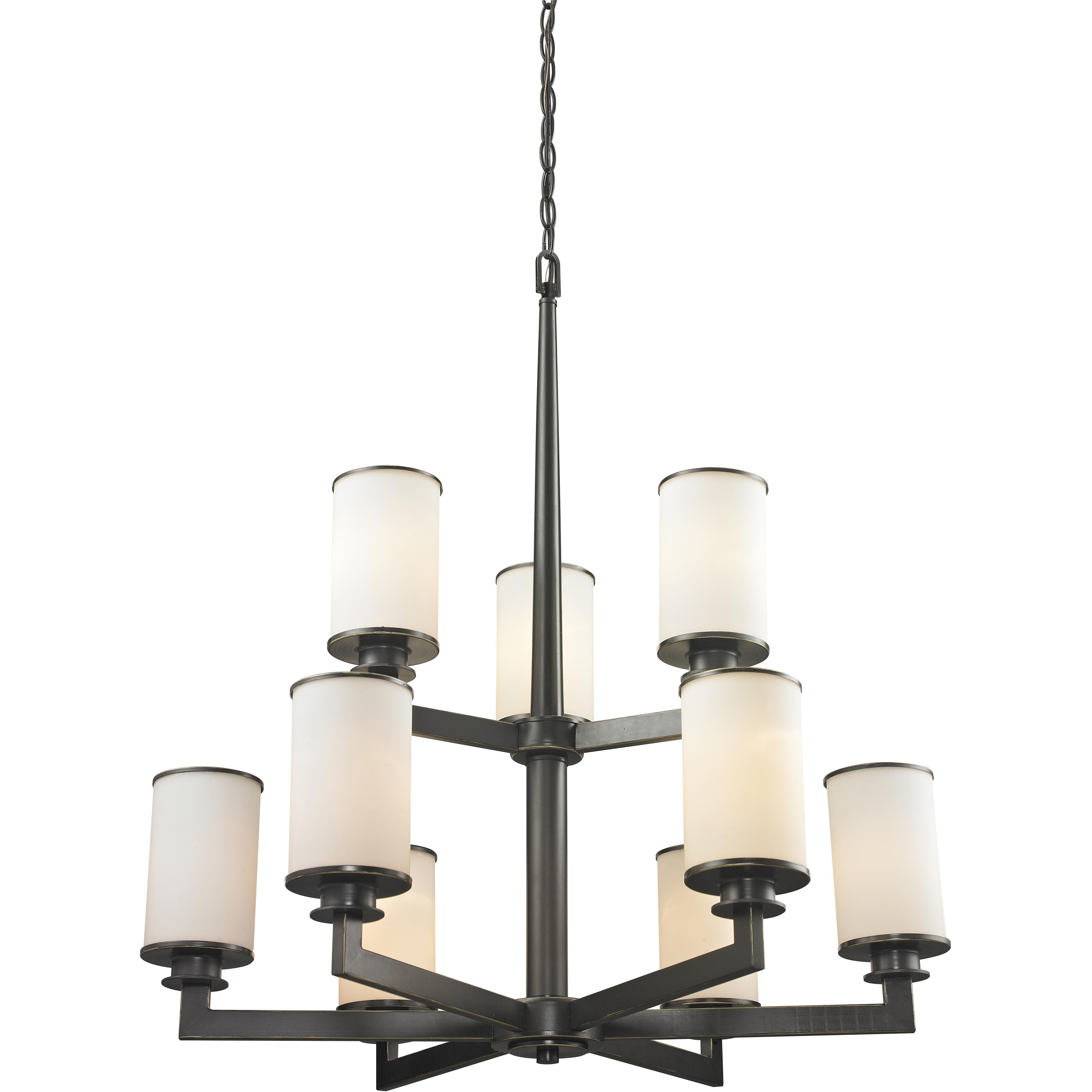Savannah 9 Light 29 inch Olde Bronze Chandelier Ceiling Light