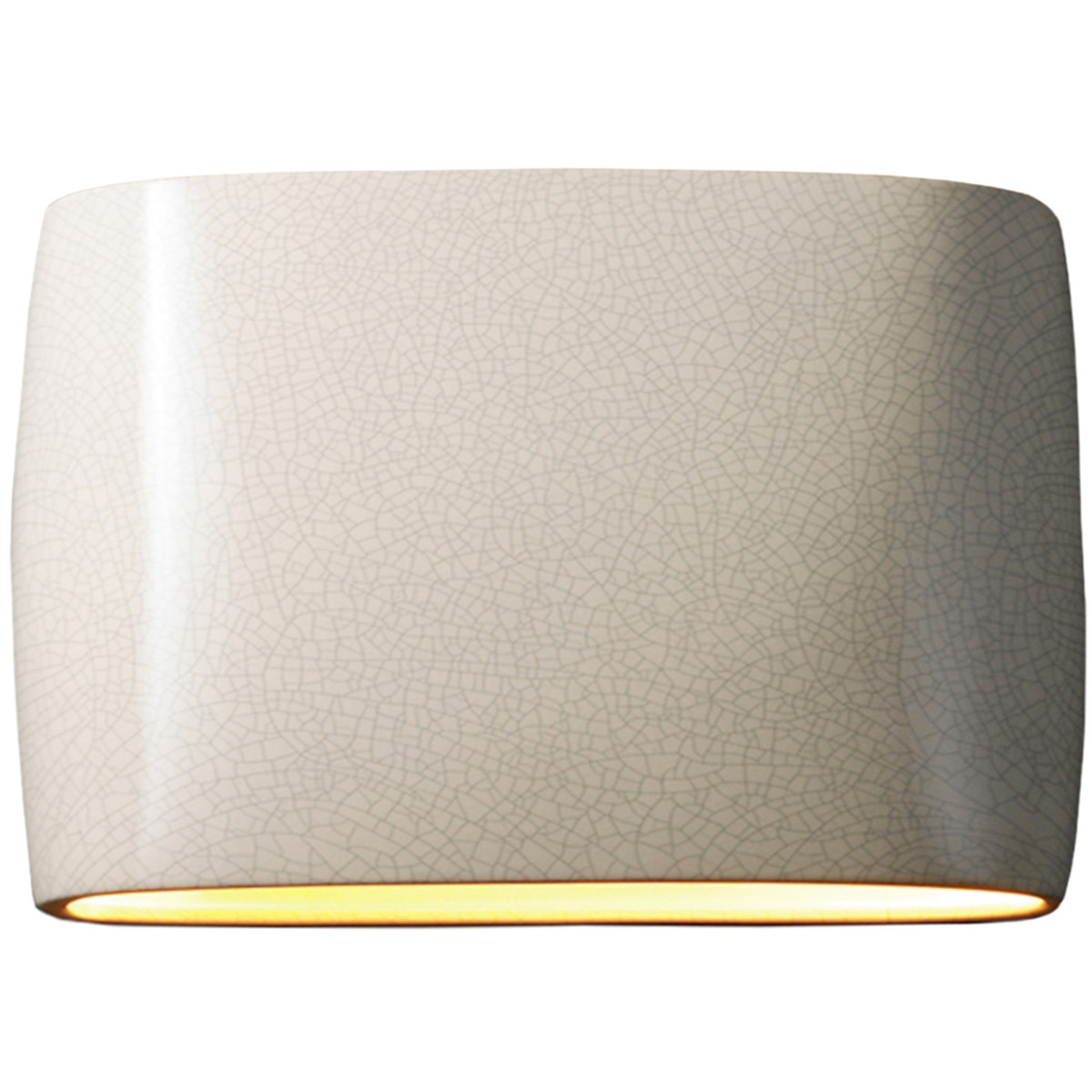 Ambiance Collection LED 10 inch White Crackle Outdoor Wall Sconce