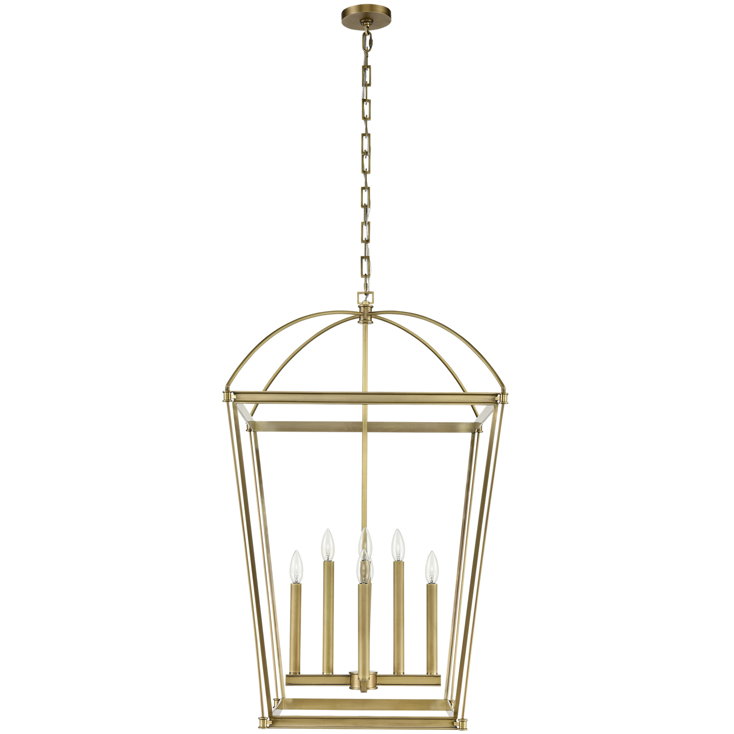 Manor 8 Light 24 inch Vintage Brass Pendant Ceiling Light