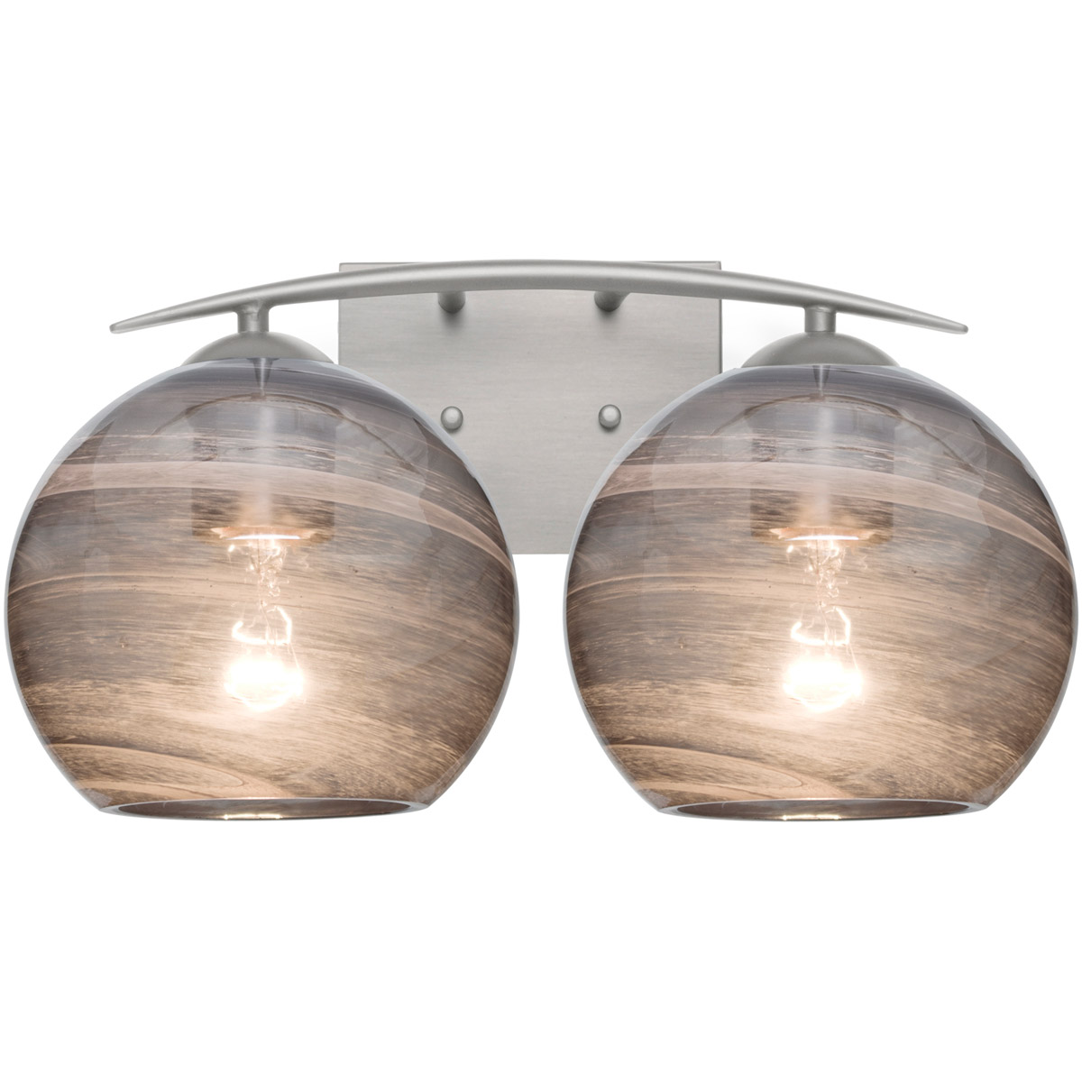 Jilly 2 Light 15 inch Satin Nickel Vanity Light Wall Light