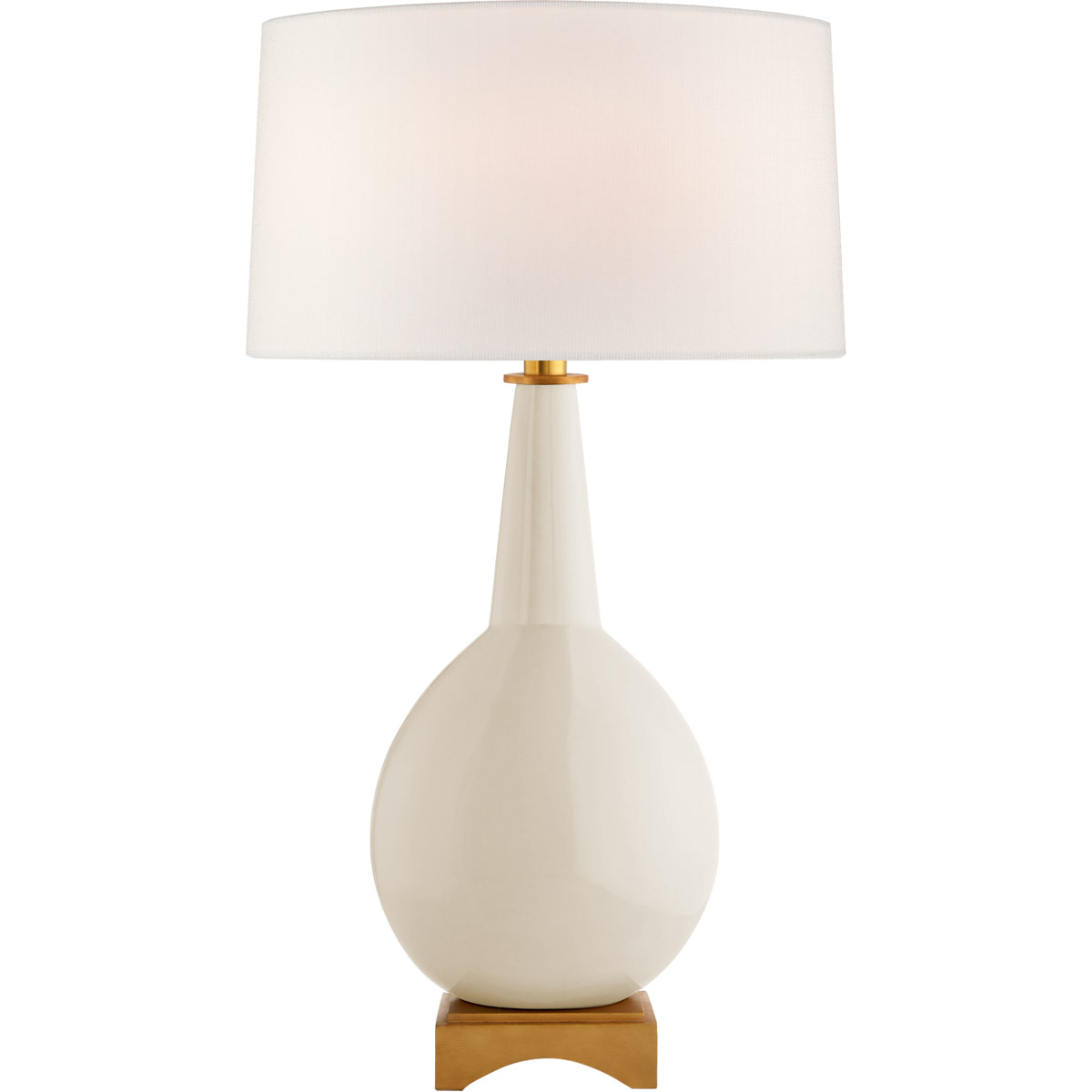 Julie Neill Antoine 30 inch 100 watt Ivory Table Lamp Portable Light, Large