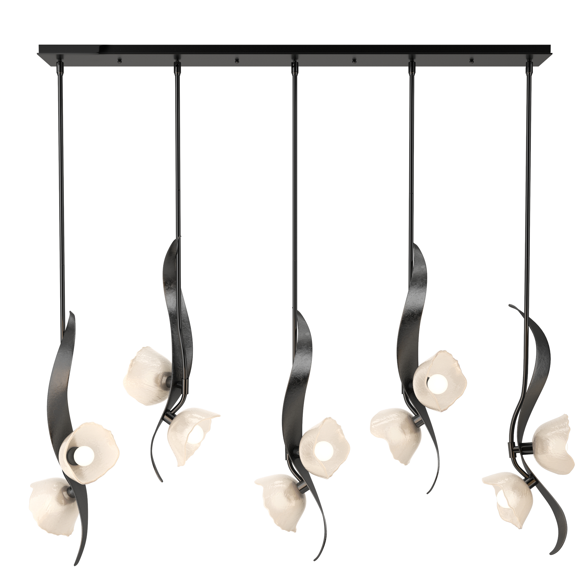 Mika 10 Light 53.6 inch Ink Pendant Ceiling Light