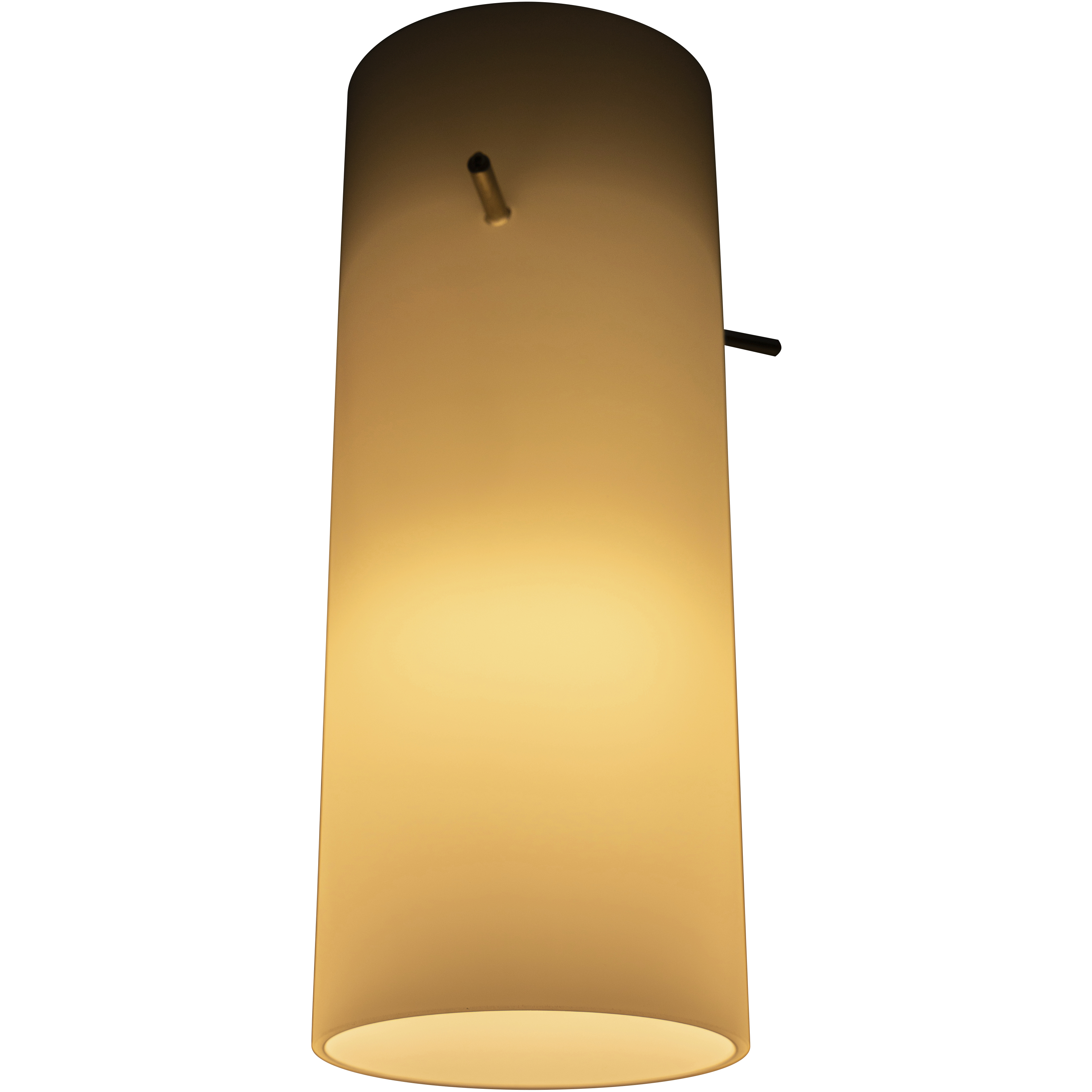Cylinder 4 inch Pendant Ceiling Light in Opal, Cylinder