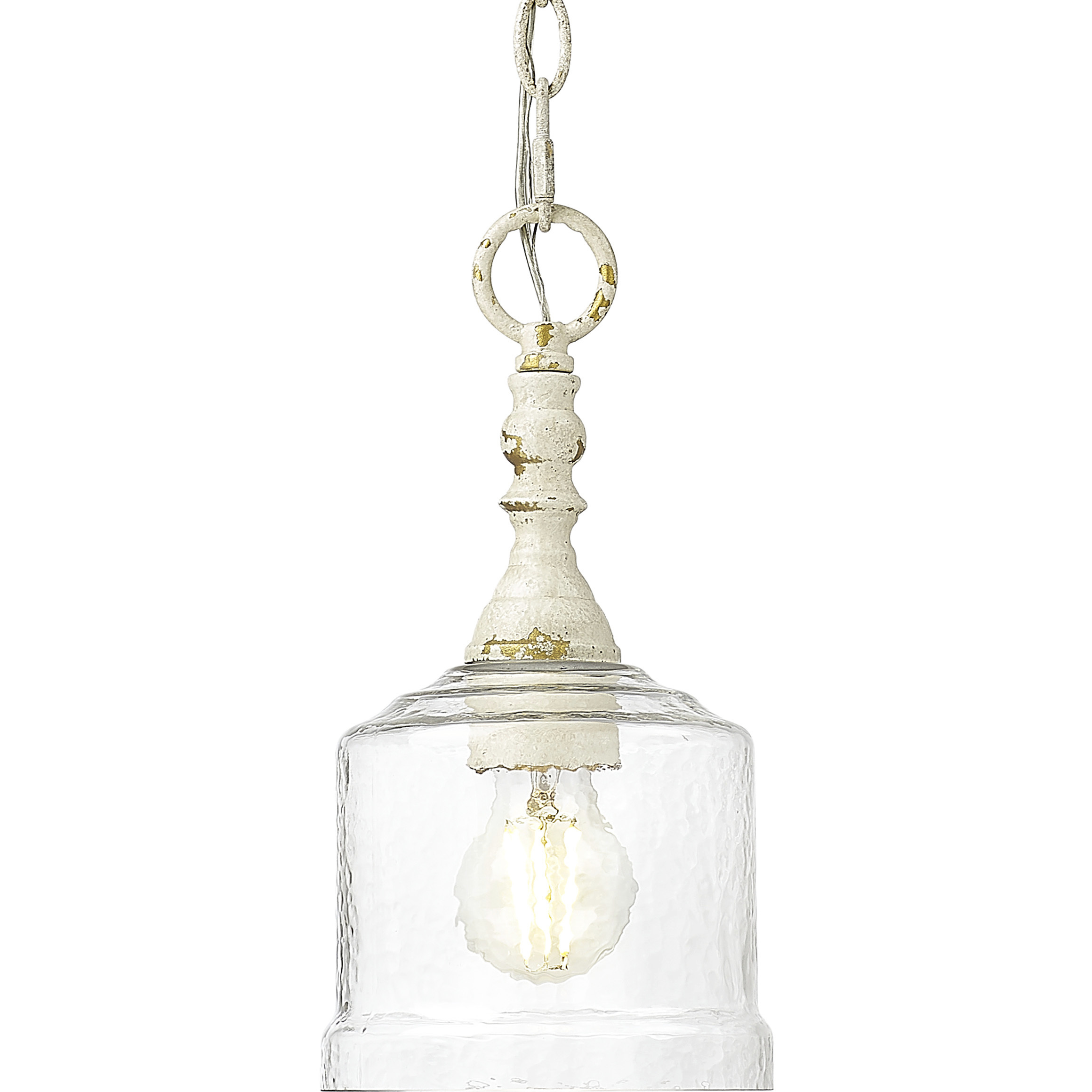 Keating 1 Light 5.88 inch Antique Ivory Pendant Ceiling Light