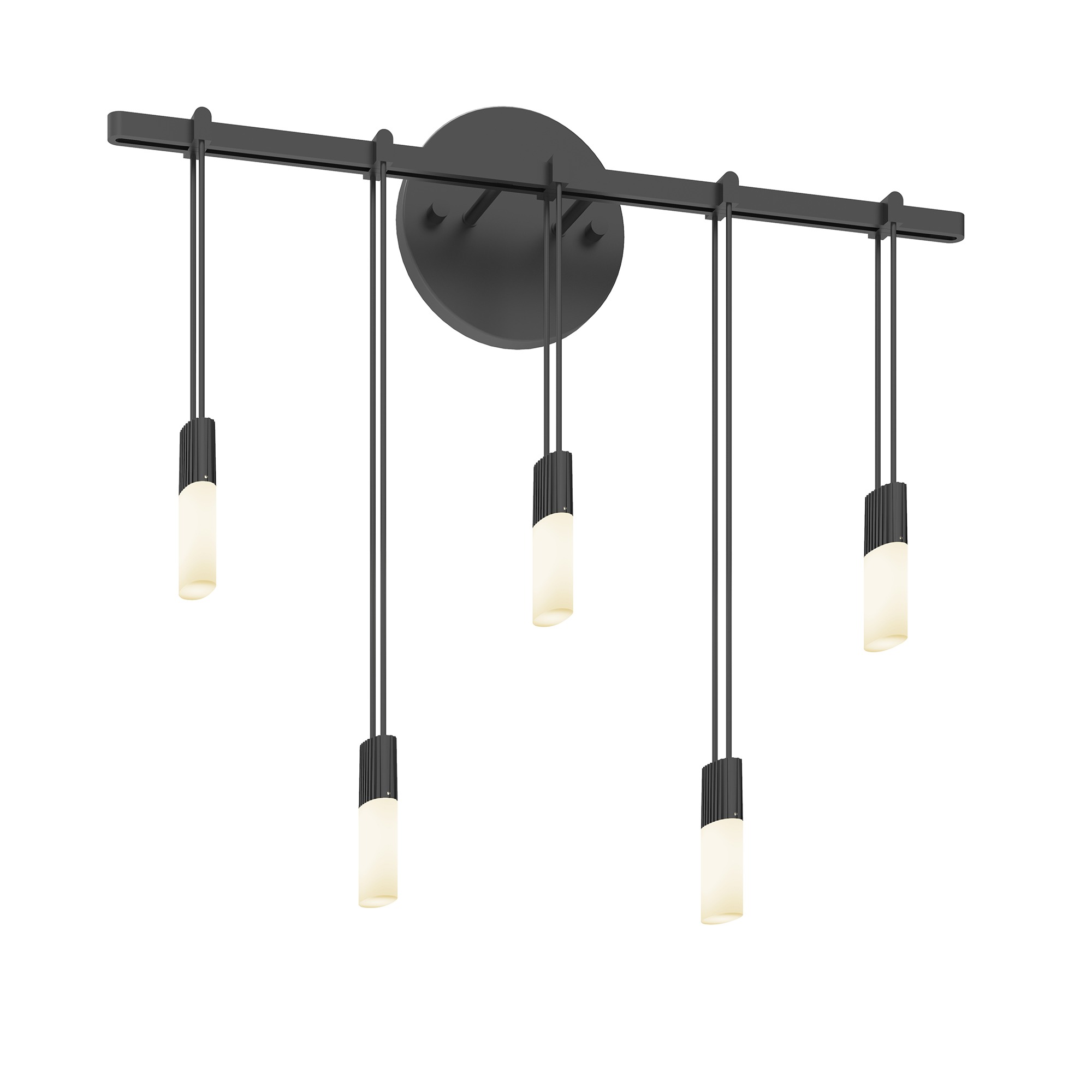 Suspenders LED 18.5 inch Satin Black ADA Sconce Wall Light