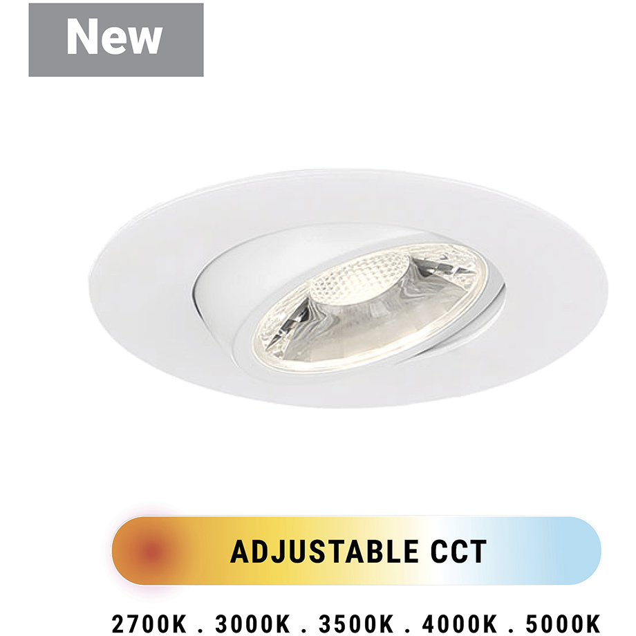 Midway LED White Recessed Fixture