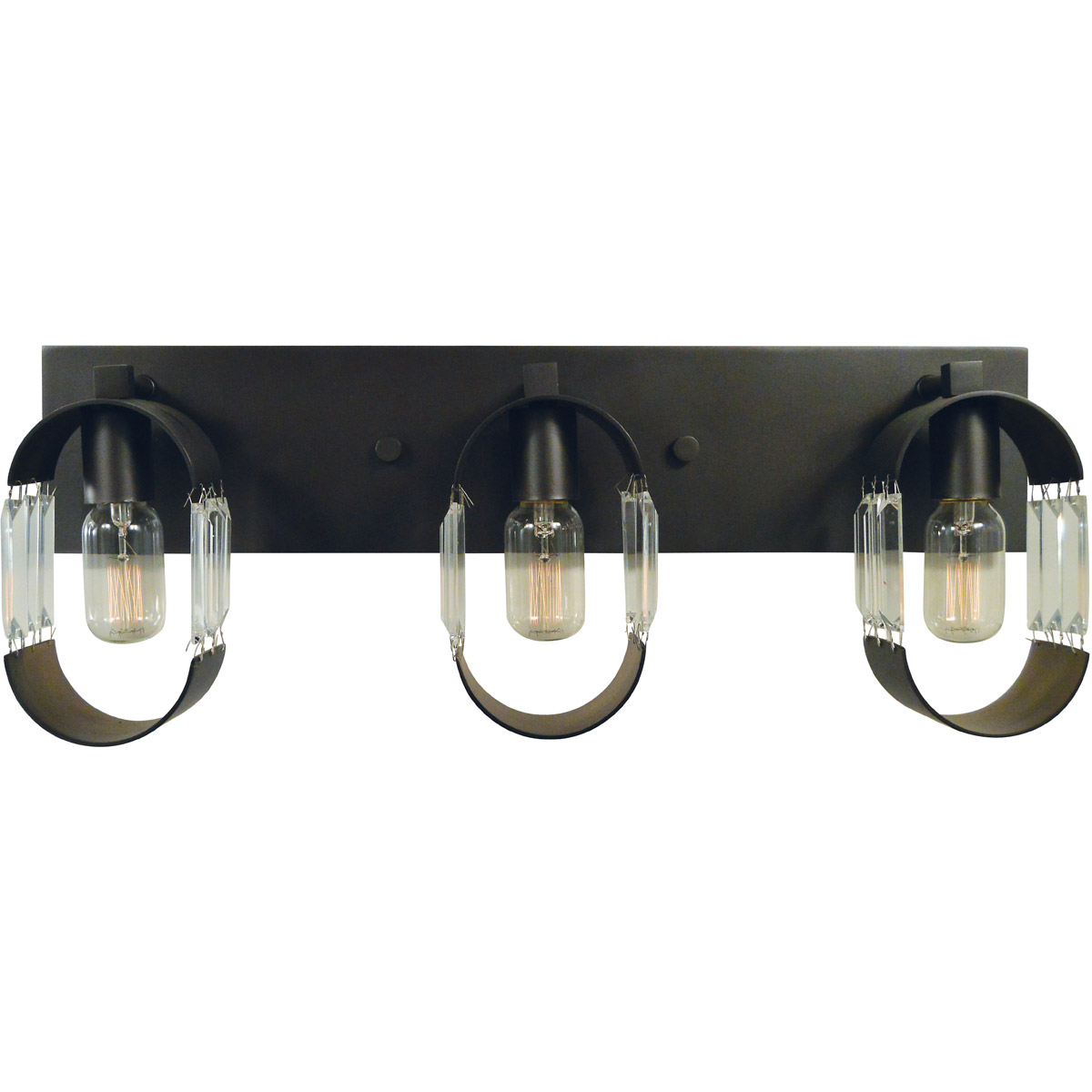 Josephine 3 Light 24 inch Polished Nickel with Brushed Nickel Accents Sconce Wall Light