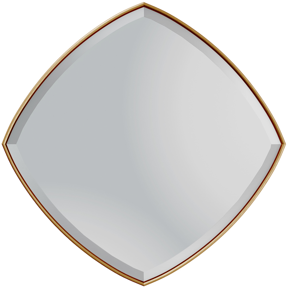 Gem 32 X 32 inch Antique Gold Leaf Mirror