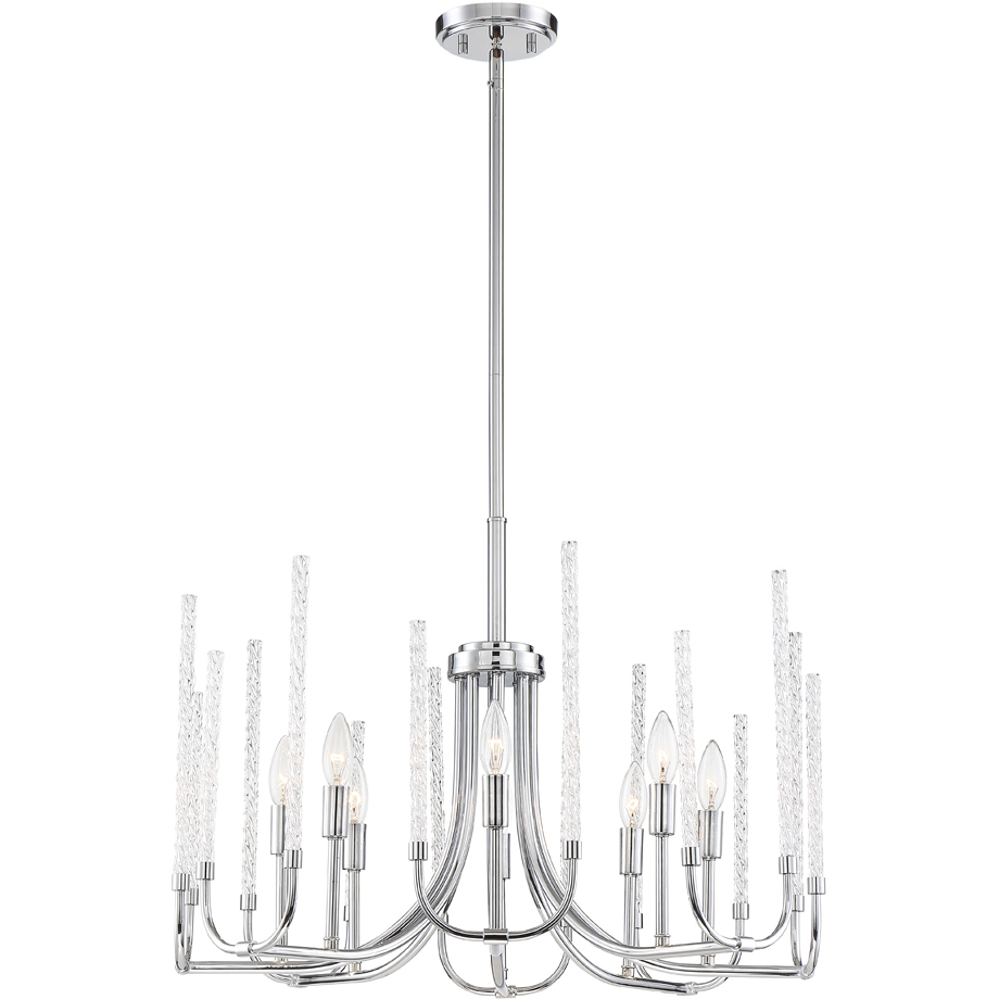 Laretto 8 Light 26 inch Chrome Chandelier Ceiling Light