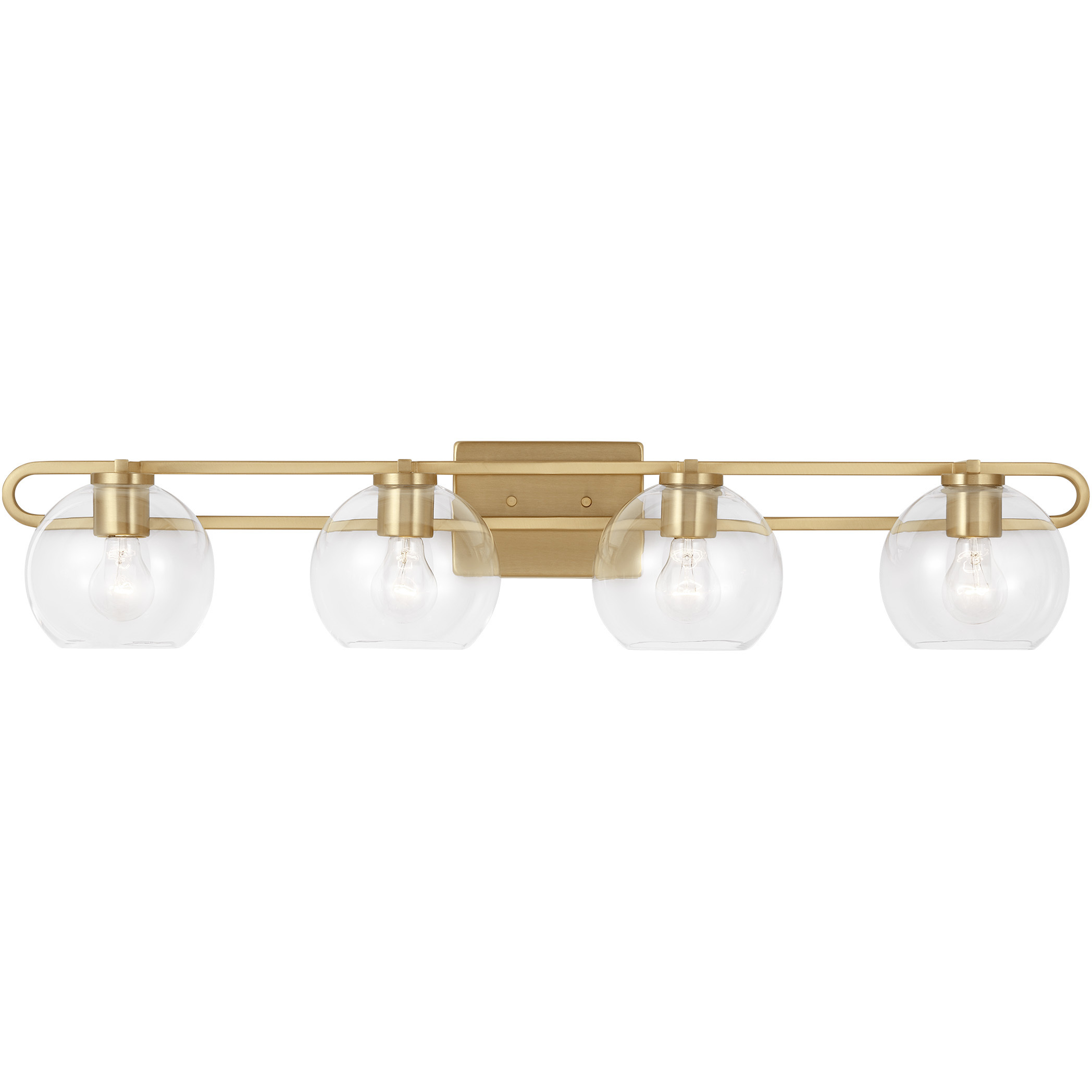 Codyn 4 Light 40 inch Satin Brass Bath Vanity Wall Light