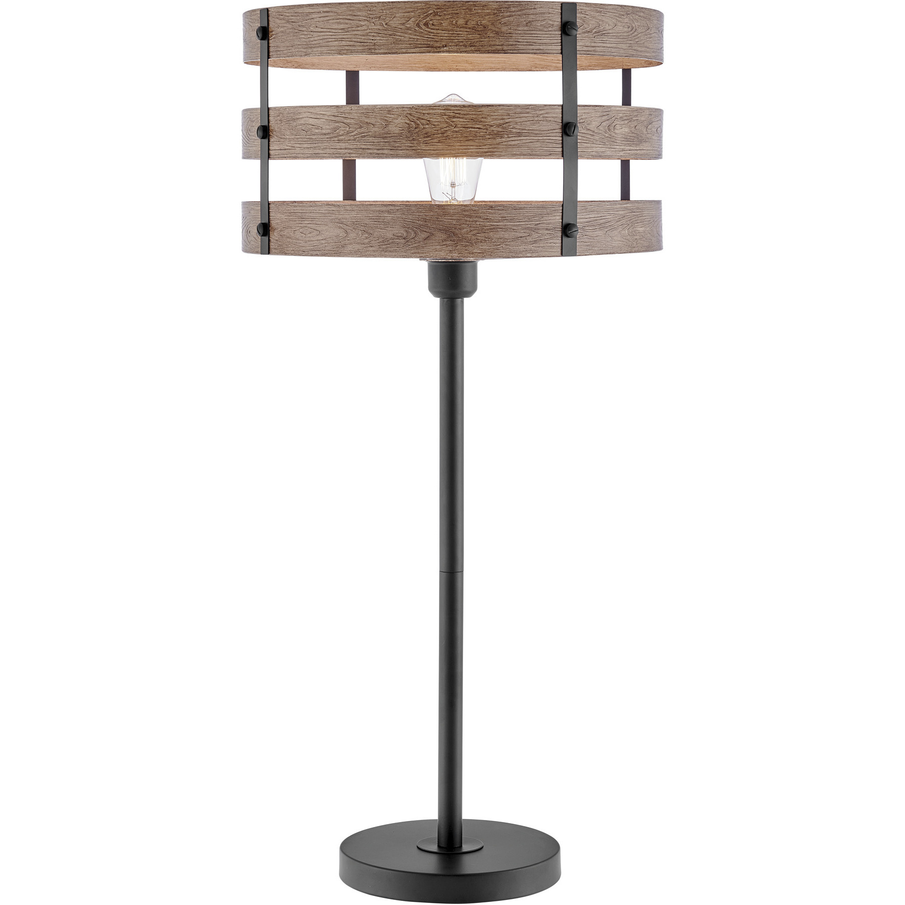 Balta 30.25 inch 60.00 watt Brown Wood Table Lamp Portable Light