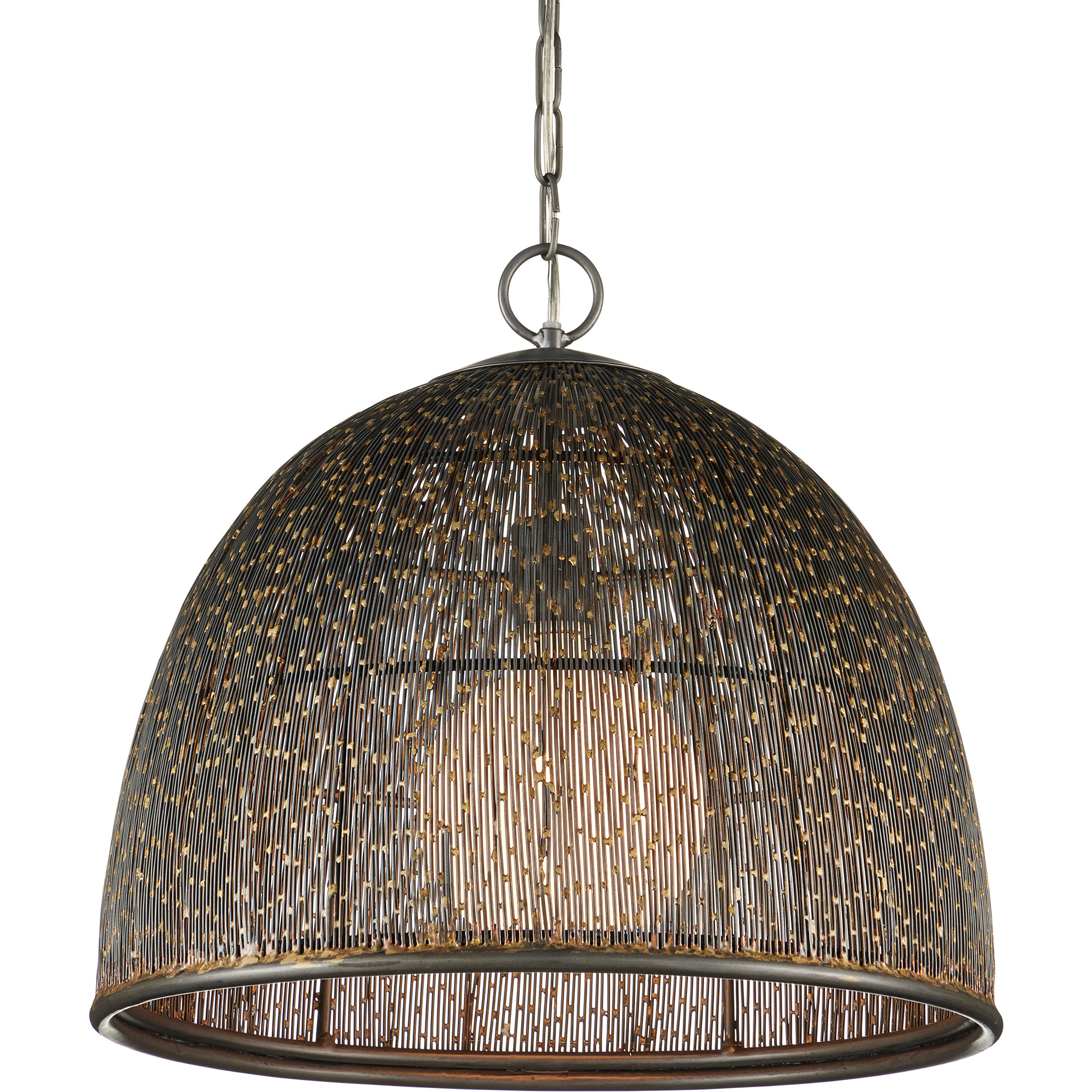 Eduardo 1 Light 18.5 inch Brass Pendant Ceiling Light