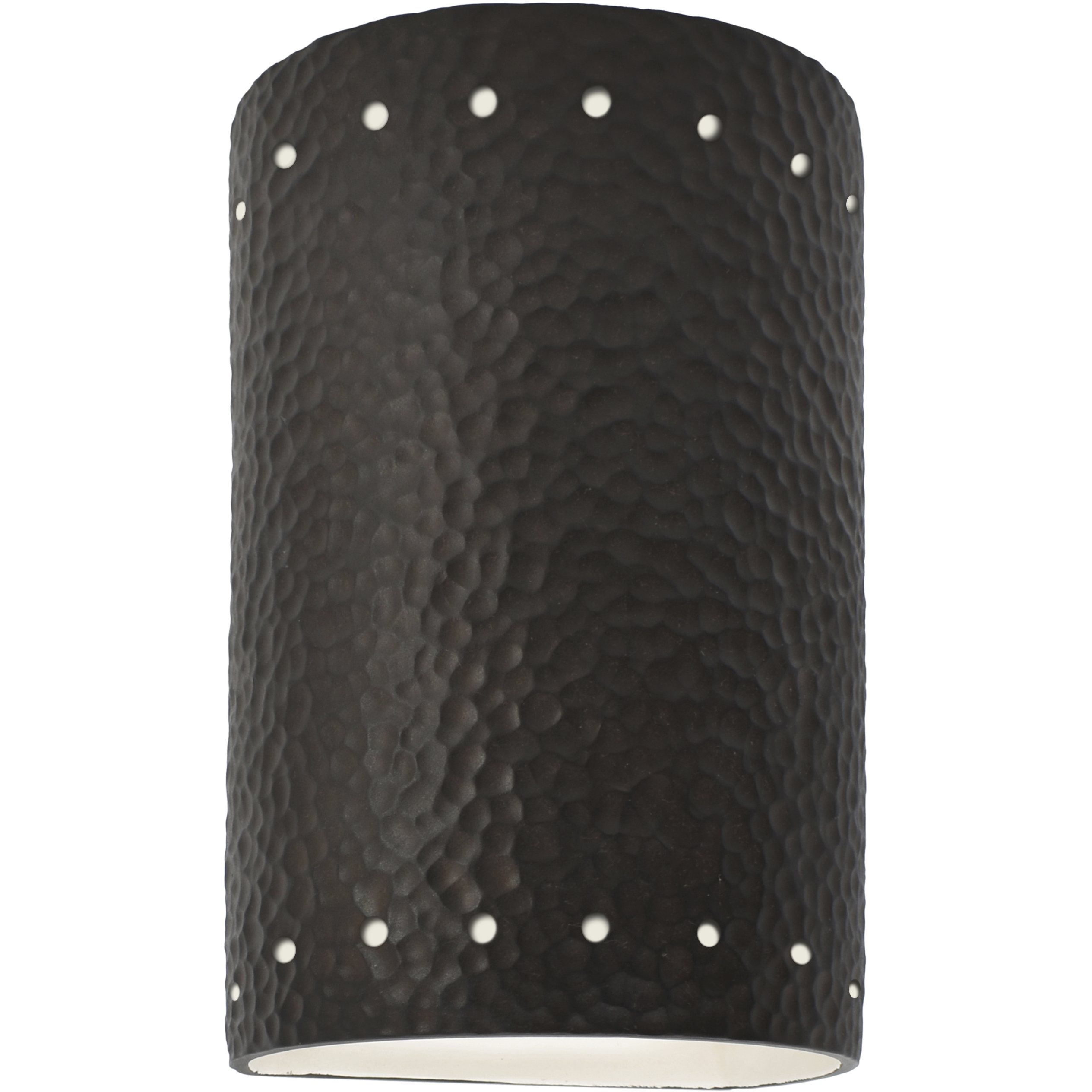 Ambiance Collection LED 9.5 inch Hammered Iron Outdoor Wall Sconce