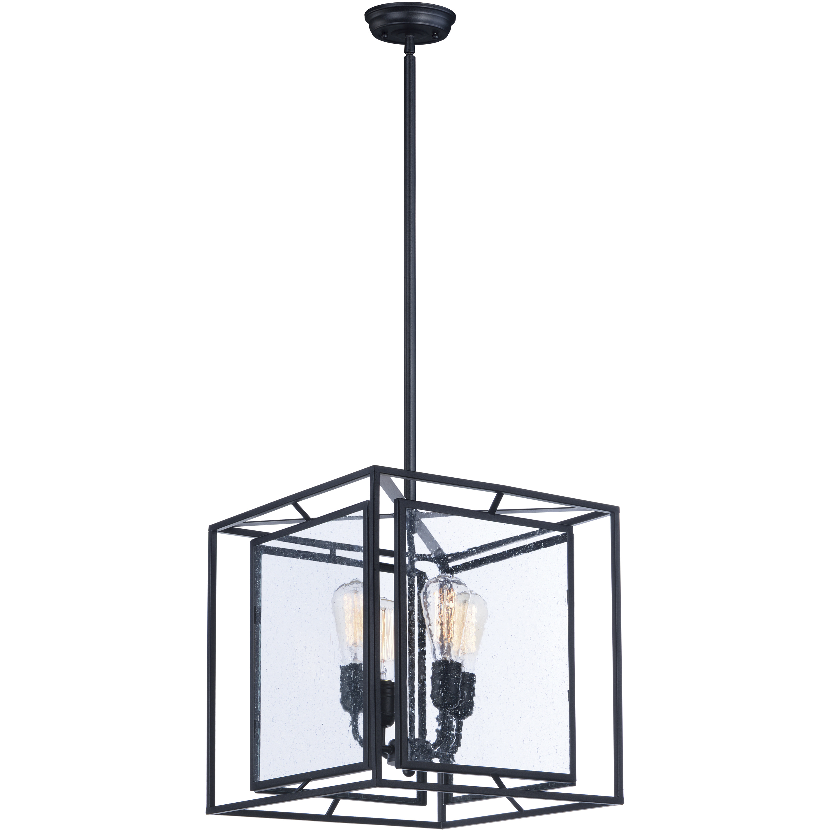Era 4 Light 15.75 inch Black Multi-Light Pendant Ceiling Light in Medium Base