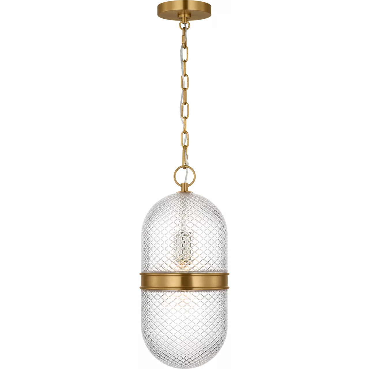 Alexa Hampton Lucinda 1 Light 8 inch Burnished Brass Pendant Ceiling Light