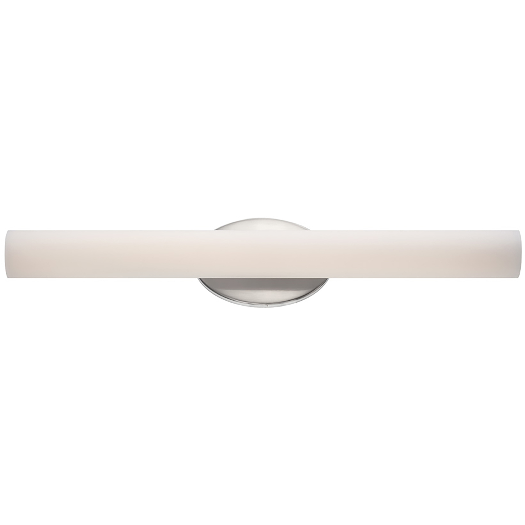 Loft LED 24 inch Brushed Nickel Bath Vanity & Wall Light in 3500K, 24in.