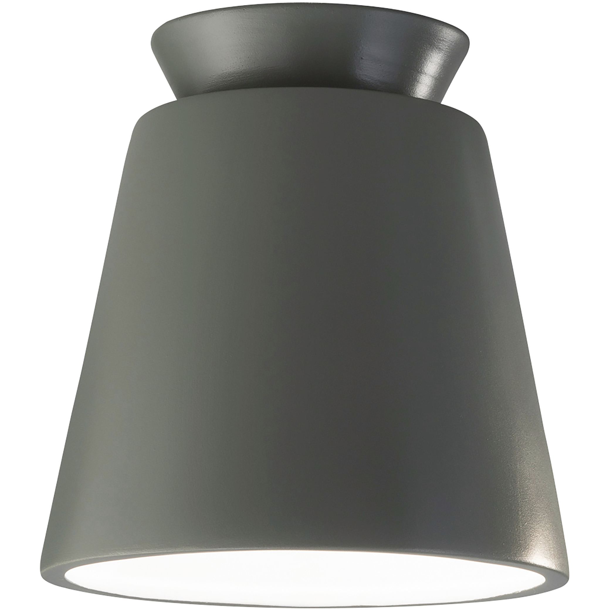 Radiance Collection 1 Light 7.5 inch Verde Patina Flush-Mount Ceiling Light