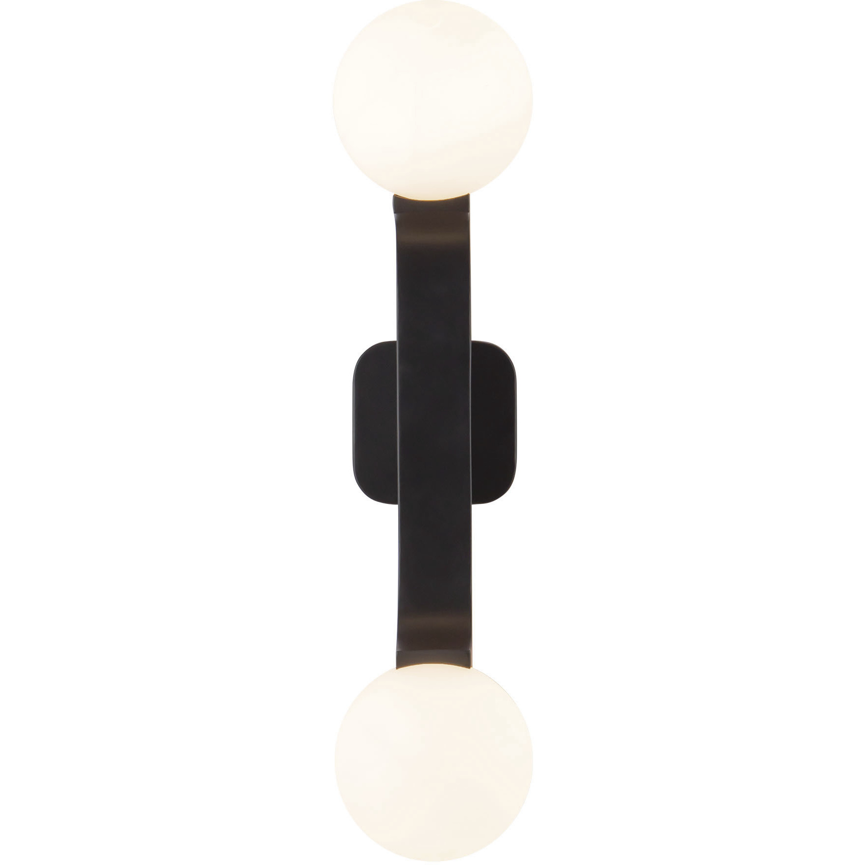Briar 2 Light 5.13 inch Black Wall Sconce Wall Light