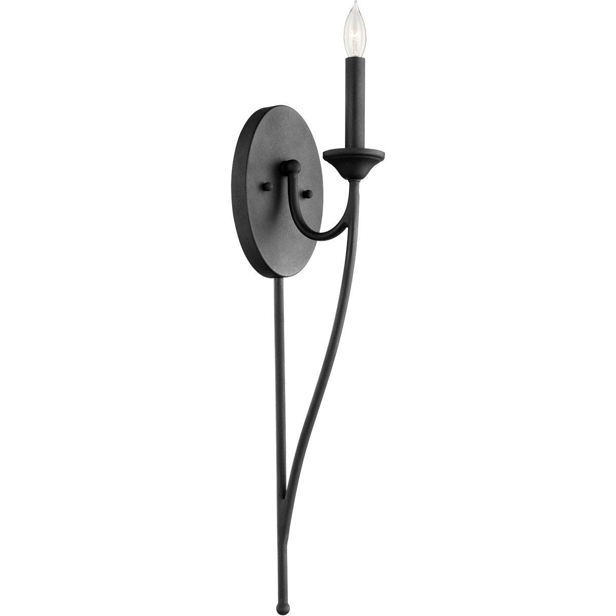 Brooks 1 Light 5.5 inch Noir Wall Sconce Wall Light