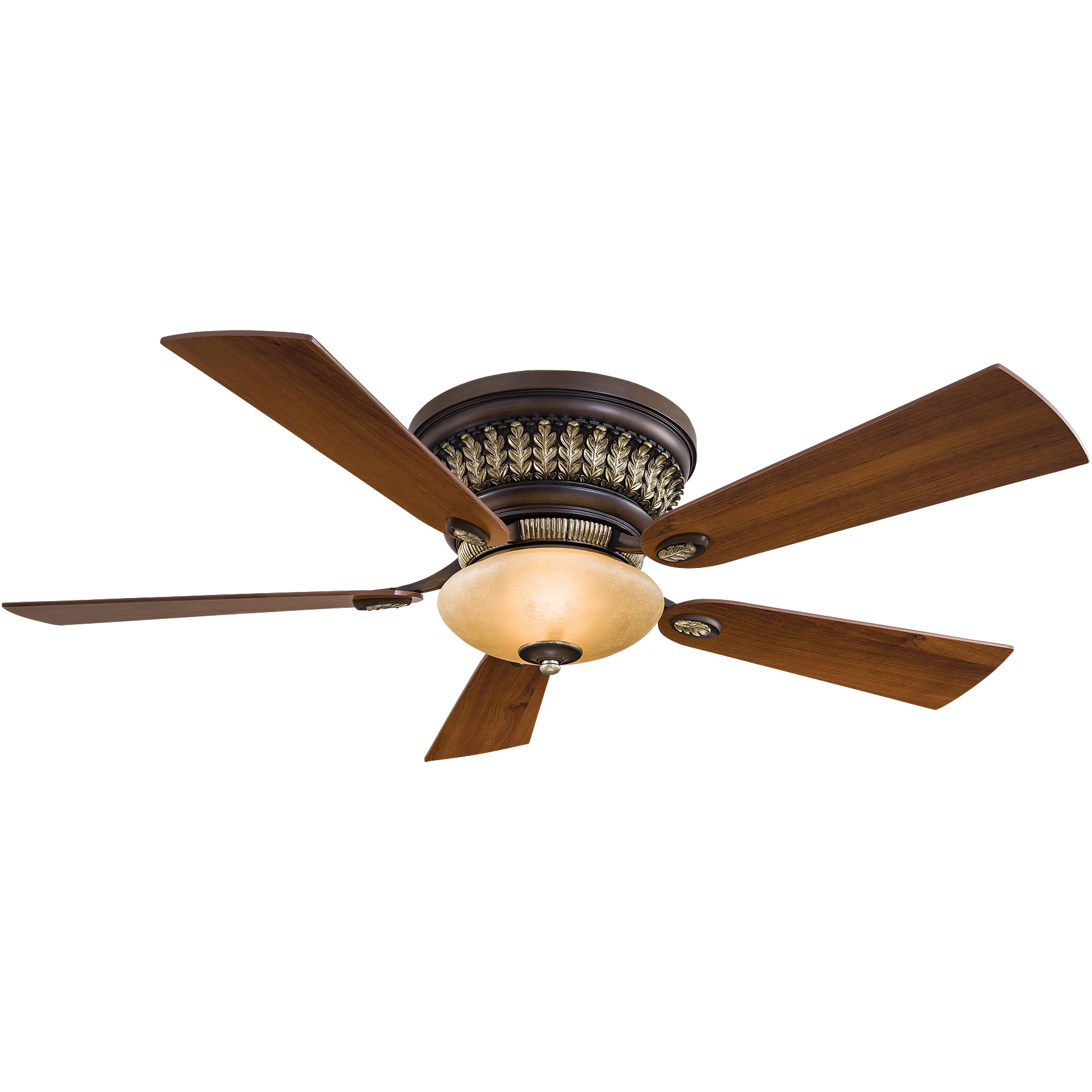 Calais 52 inch Belcaro Walnut with Dark Walnut Blades Ceiling Fan