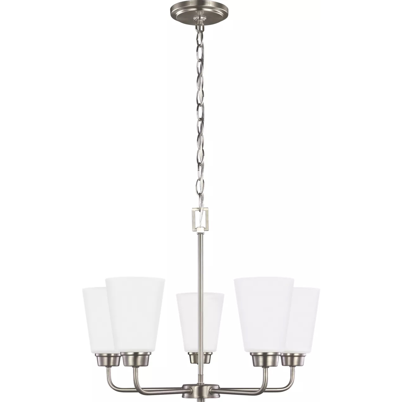 Kerrville 5 Light 20.38 inch Brushed Nickel Chandelier Ceiling Light