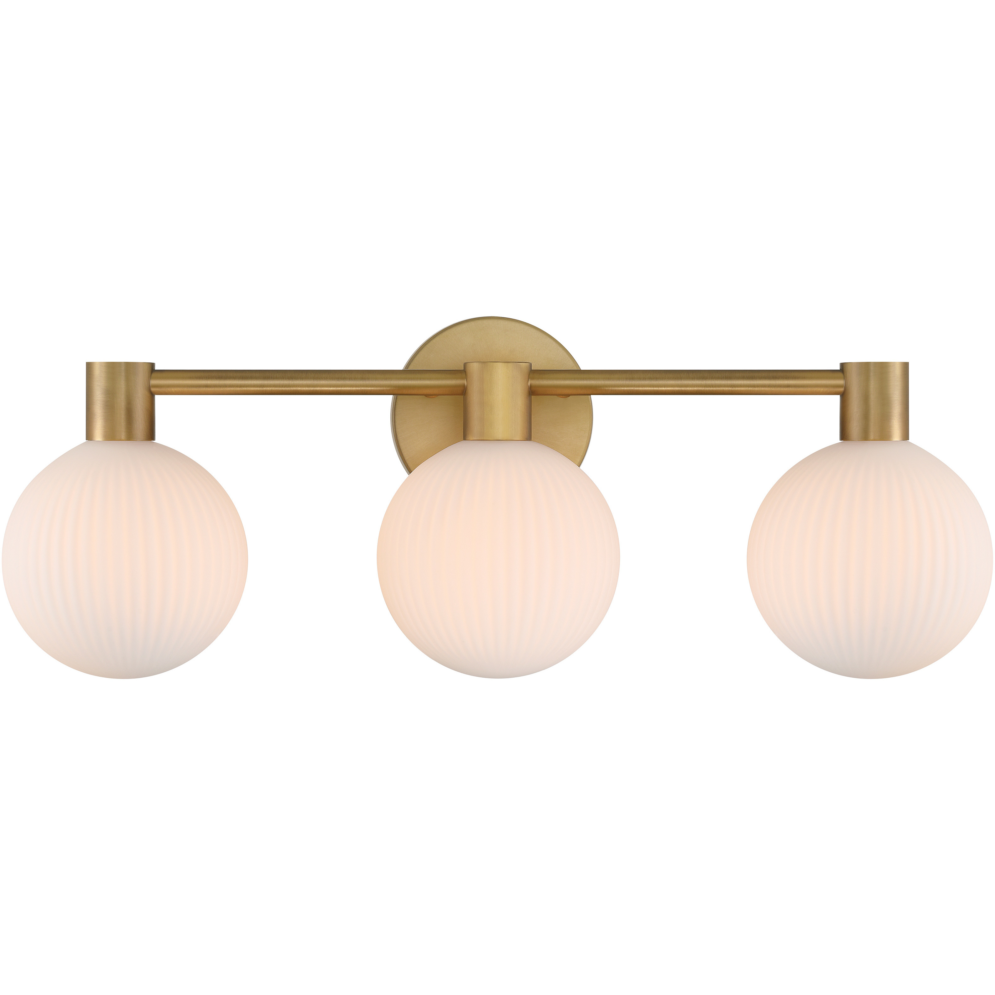 Fenton 3 Light 24 inch Legacy Brass Vanity Light Wall Light
