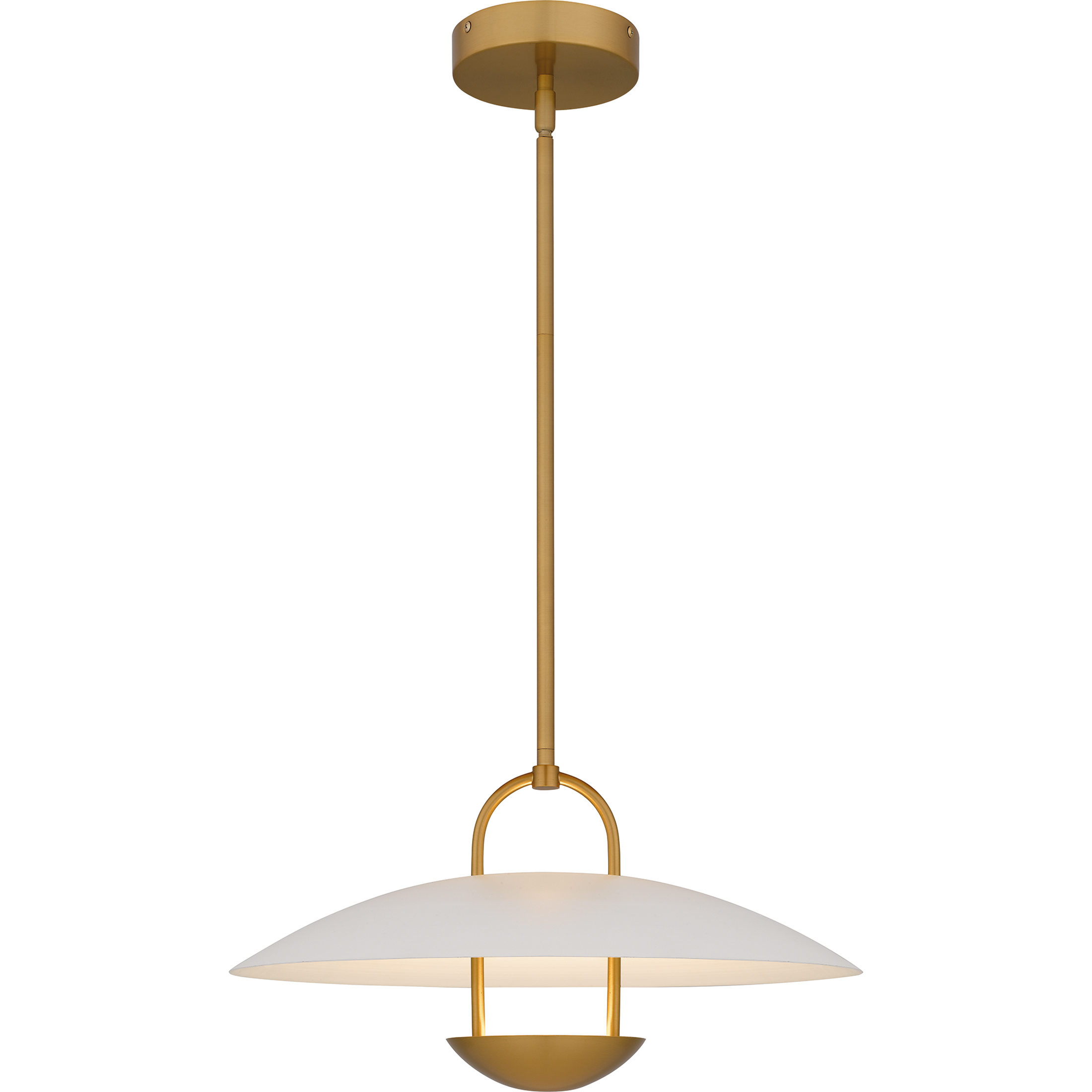 Bingham LED 18 inch Brushed Gold Pendant Ceiling Light, Large