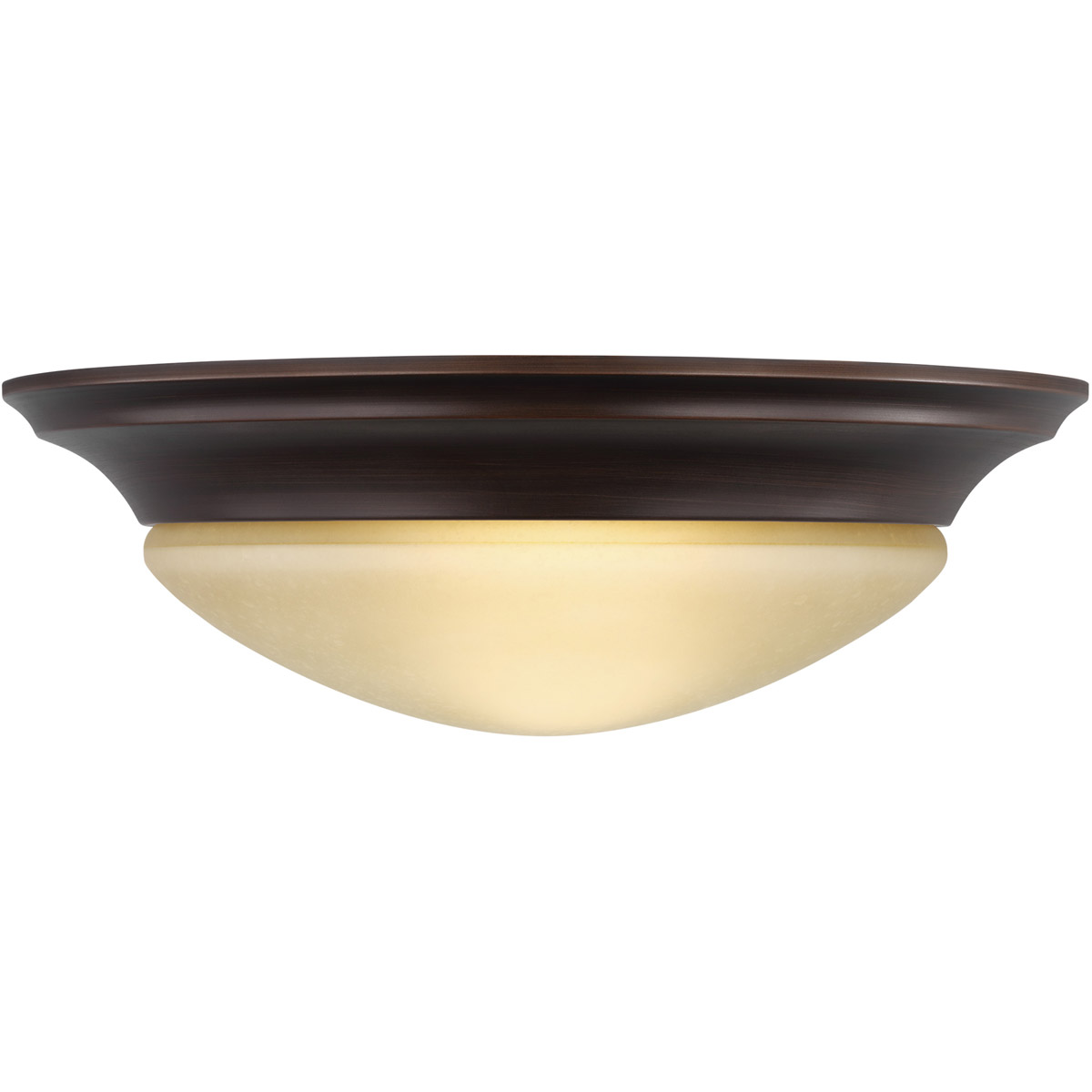 Nash 3 Light 16.75 inch Bronze Flush Mount Ceiling Light