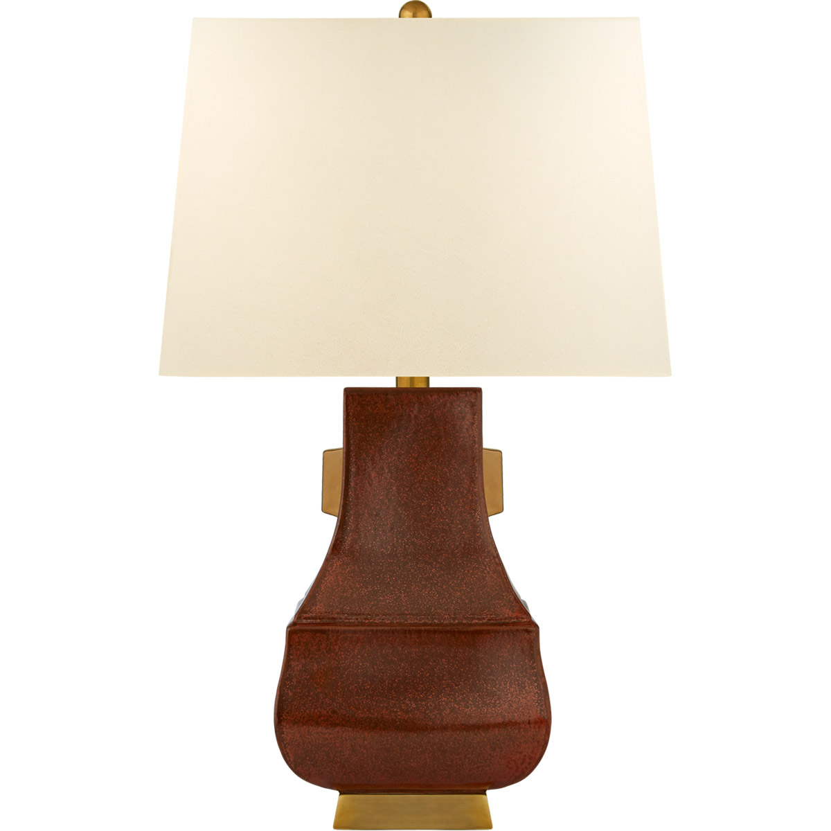 Chapman & Myers Kang Jug 28.75 inch 100 watt Autumn Copper with Burnt Gold Table Lamp Portable Light, Large
