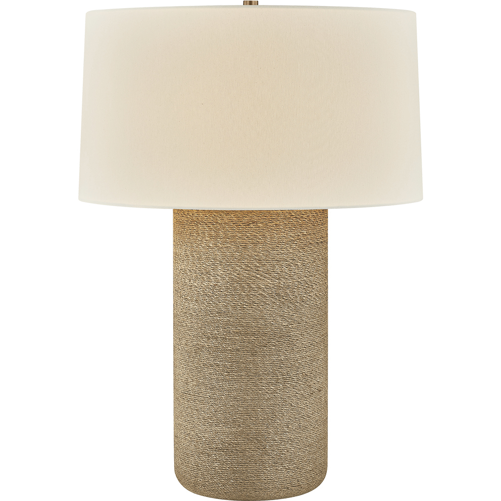 Roan 31 inch 15 watt Patina Brass Table Lamp Portable Light