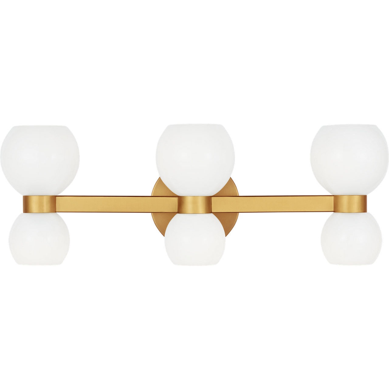 kate spade new york Londyn 6 Light 22.63 inch Burnished Brass Vanity Light Wall Light