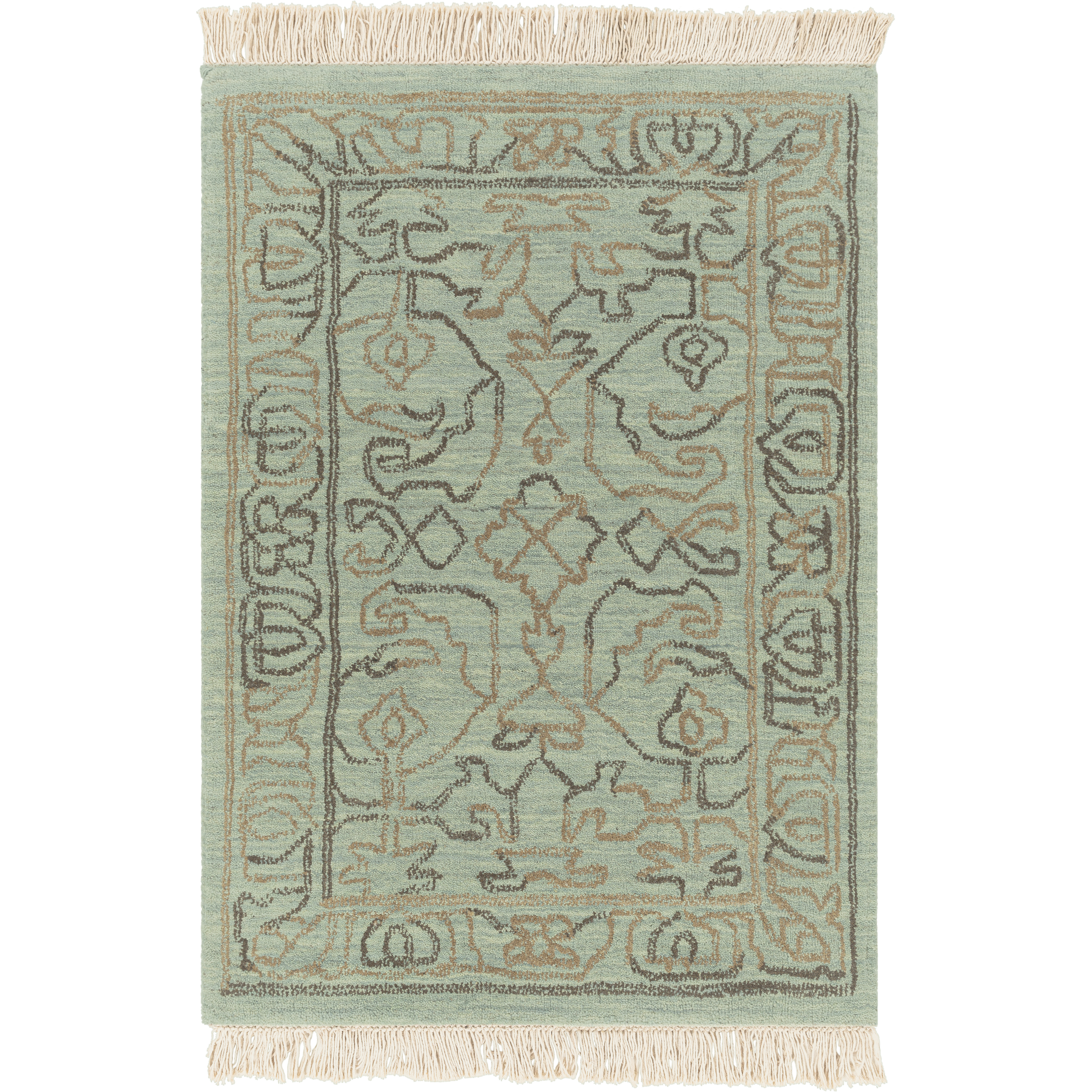 Wilmington 156 X 108 inch Dusty Sage Rug in 9 x 13, Rectangle