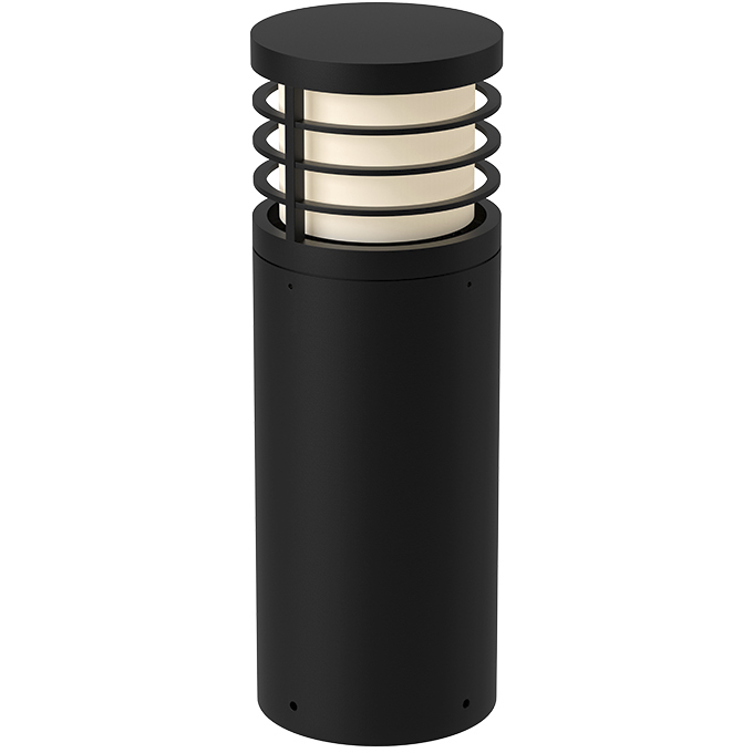 Blaine 120-277V 24 watt Black Exterior Bollard