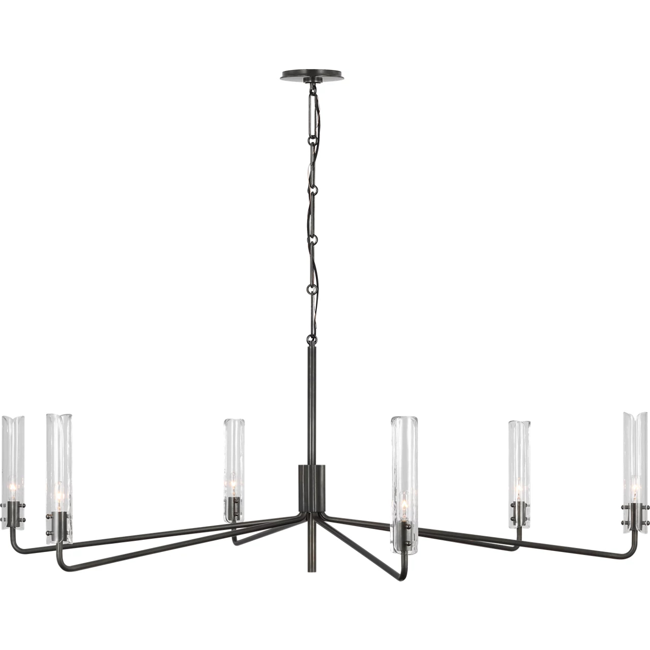 AERIN Casoria LED 56.5 inch Bronze Chandelier Ceiling Light, Grande