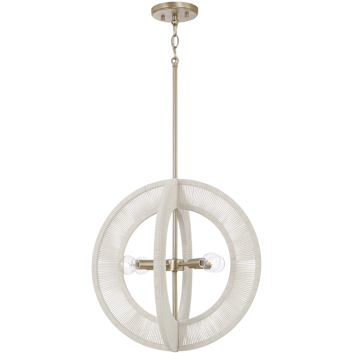 Delaney 4 Light 18 inch Matte Brass Pendant Ceiling Light
