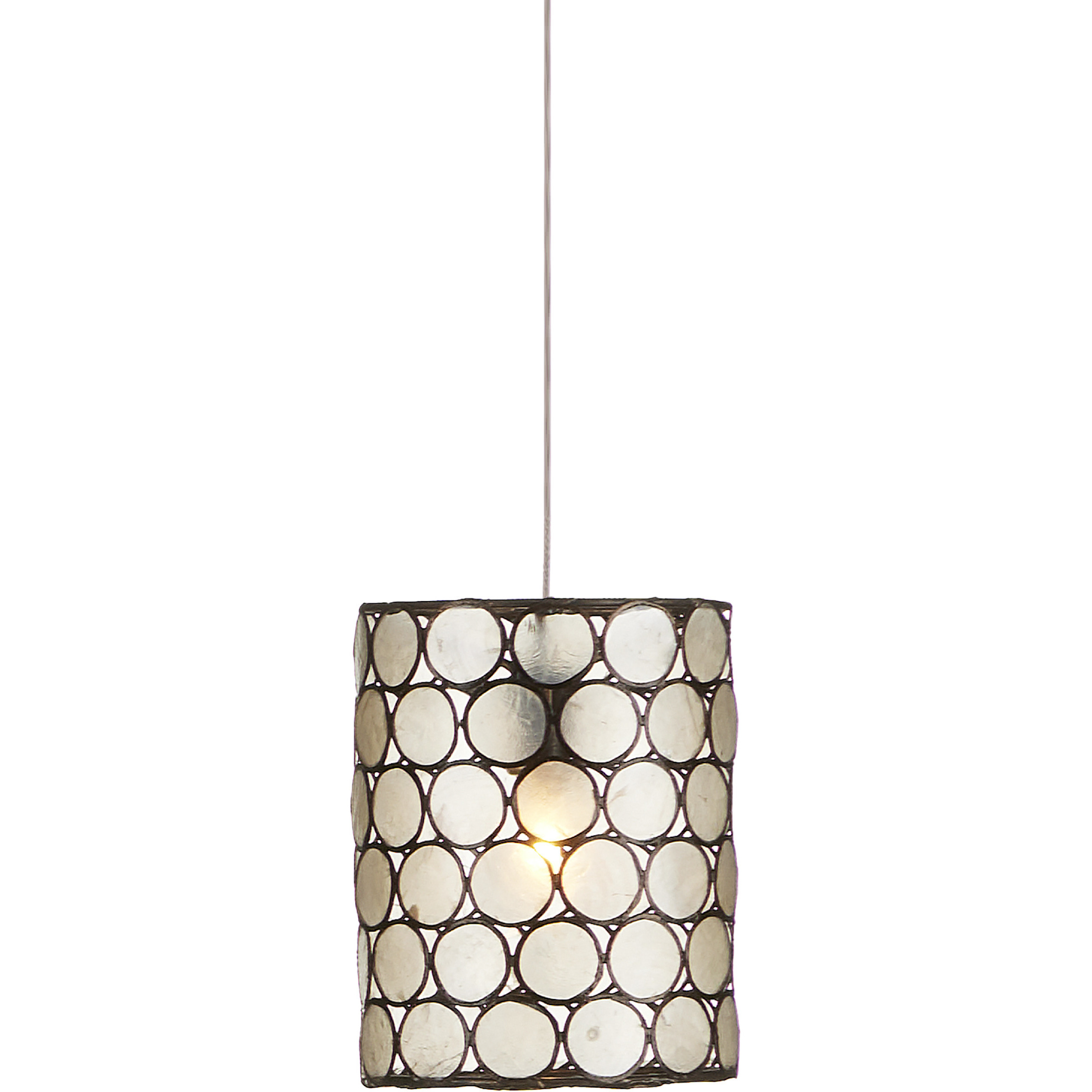 Regatta 1 Light 5.5 inch Silver Multi-Drop Pendant Ceiling Light