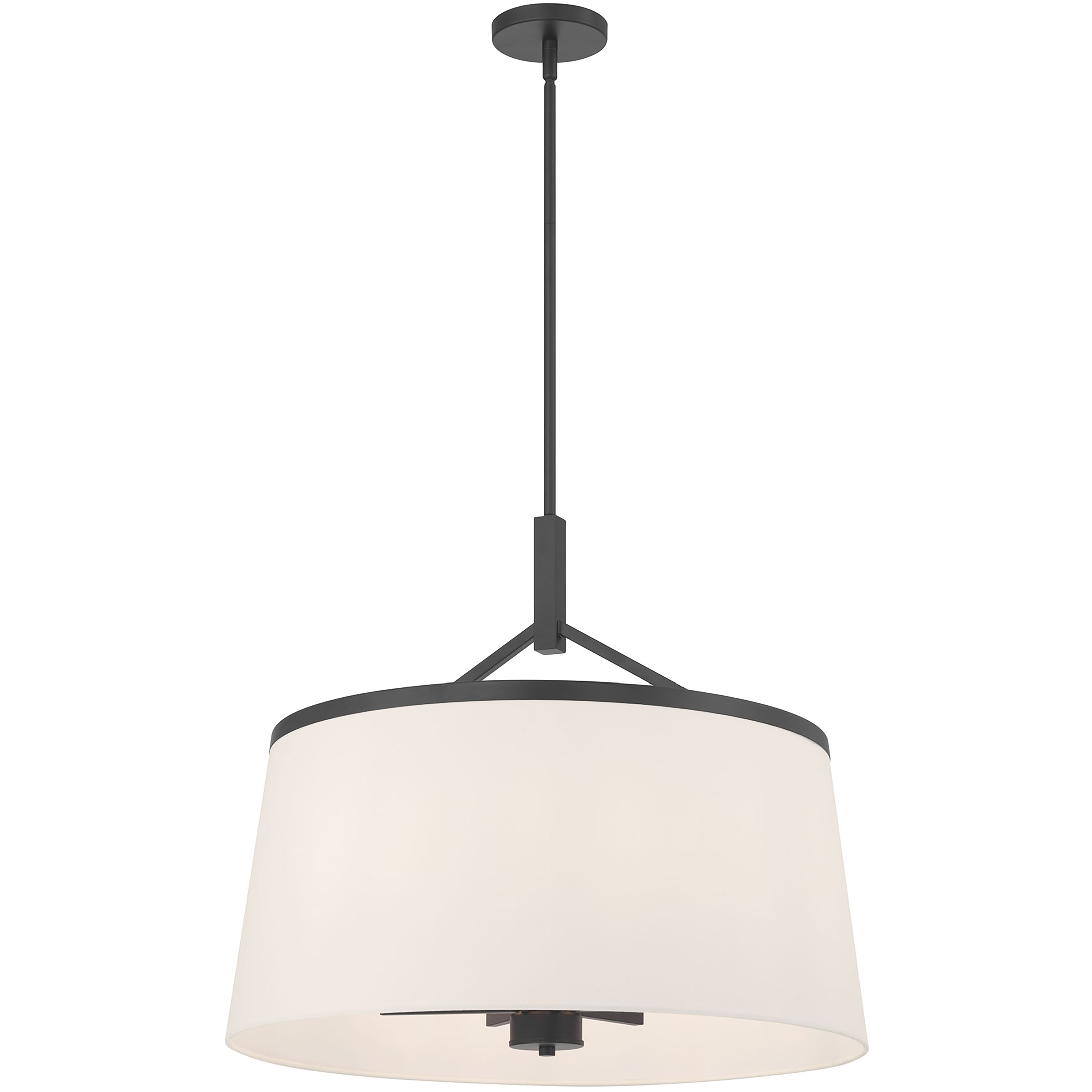 Montrine 6 Light 24 inch Matte Black Pendant Ceiling Light